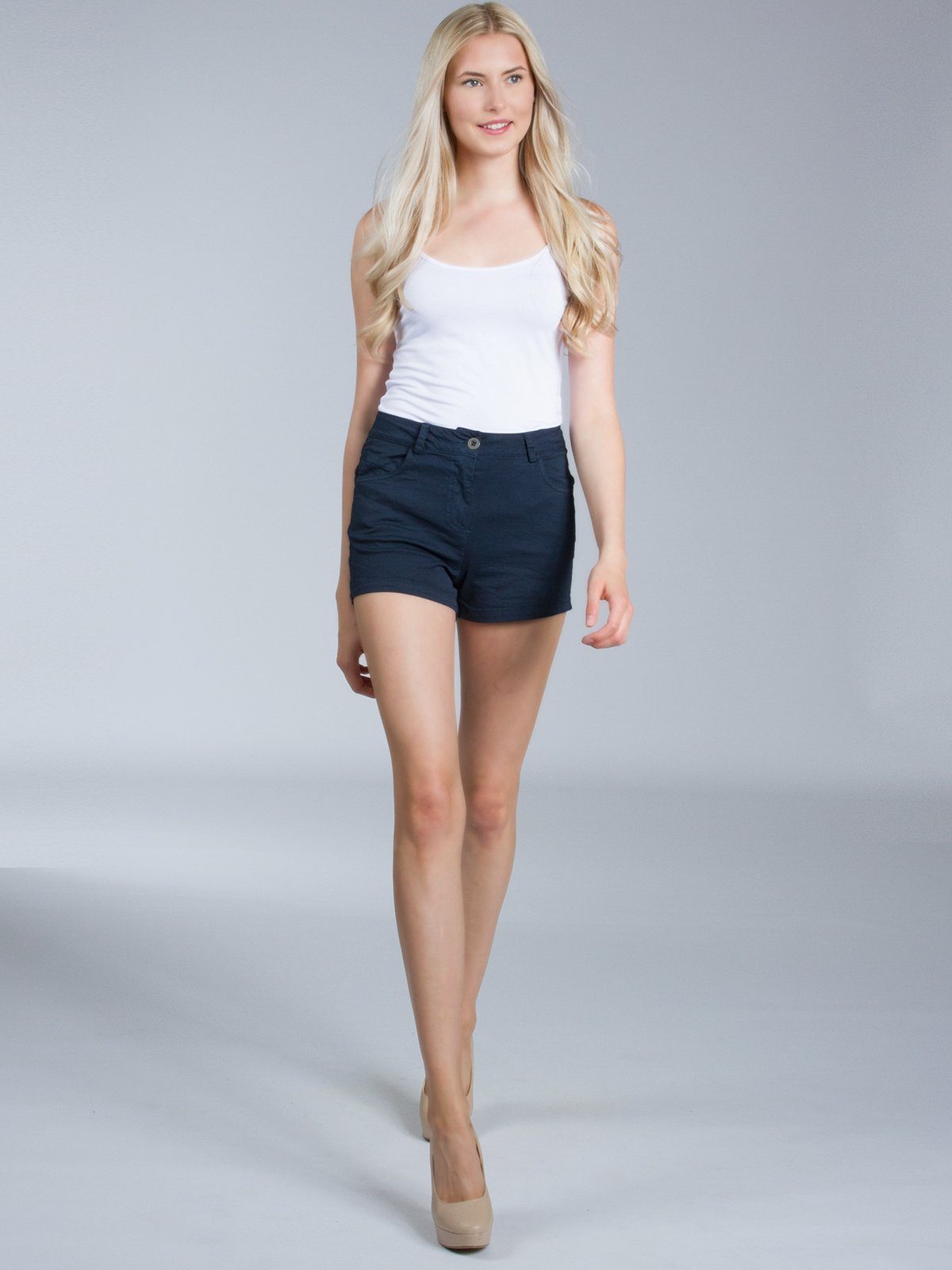 Caspar Shorts HTP005 Damen Sommer Shorts / Hotpants / kurze Hose