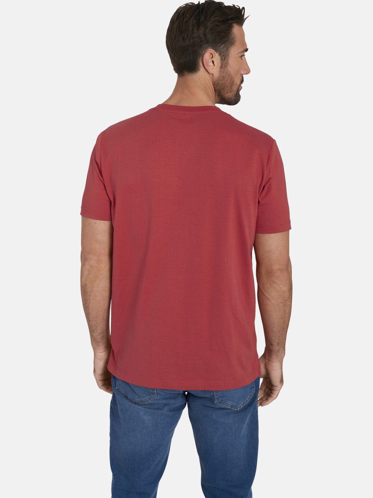 Jan Vanderstorm T-Shirt DOMINIK mit Saumschlitzen günstig online kaufen