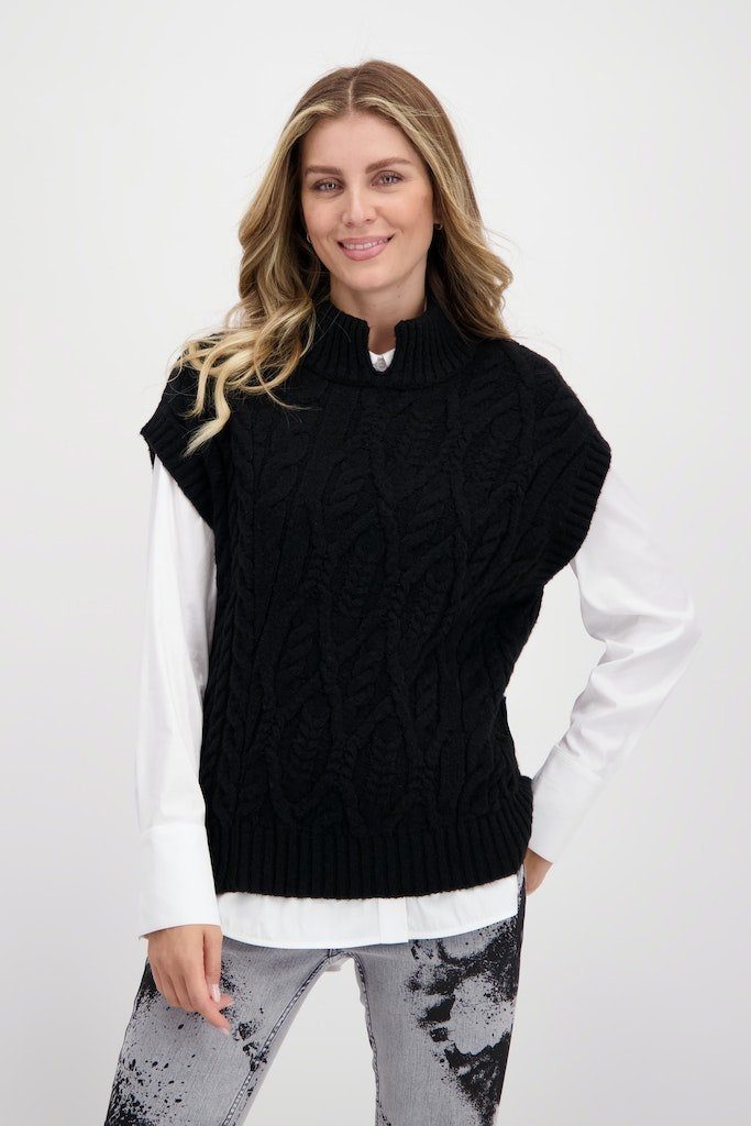 Monari Rundhalspullover