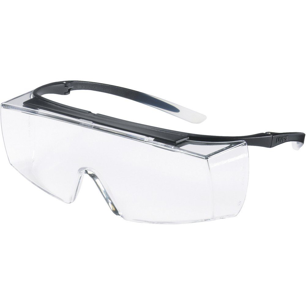 Uvex Arbeitsschutzbrille uvex super f OTG 9169585 Schutzbrille Schwarz, Weiß