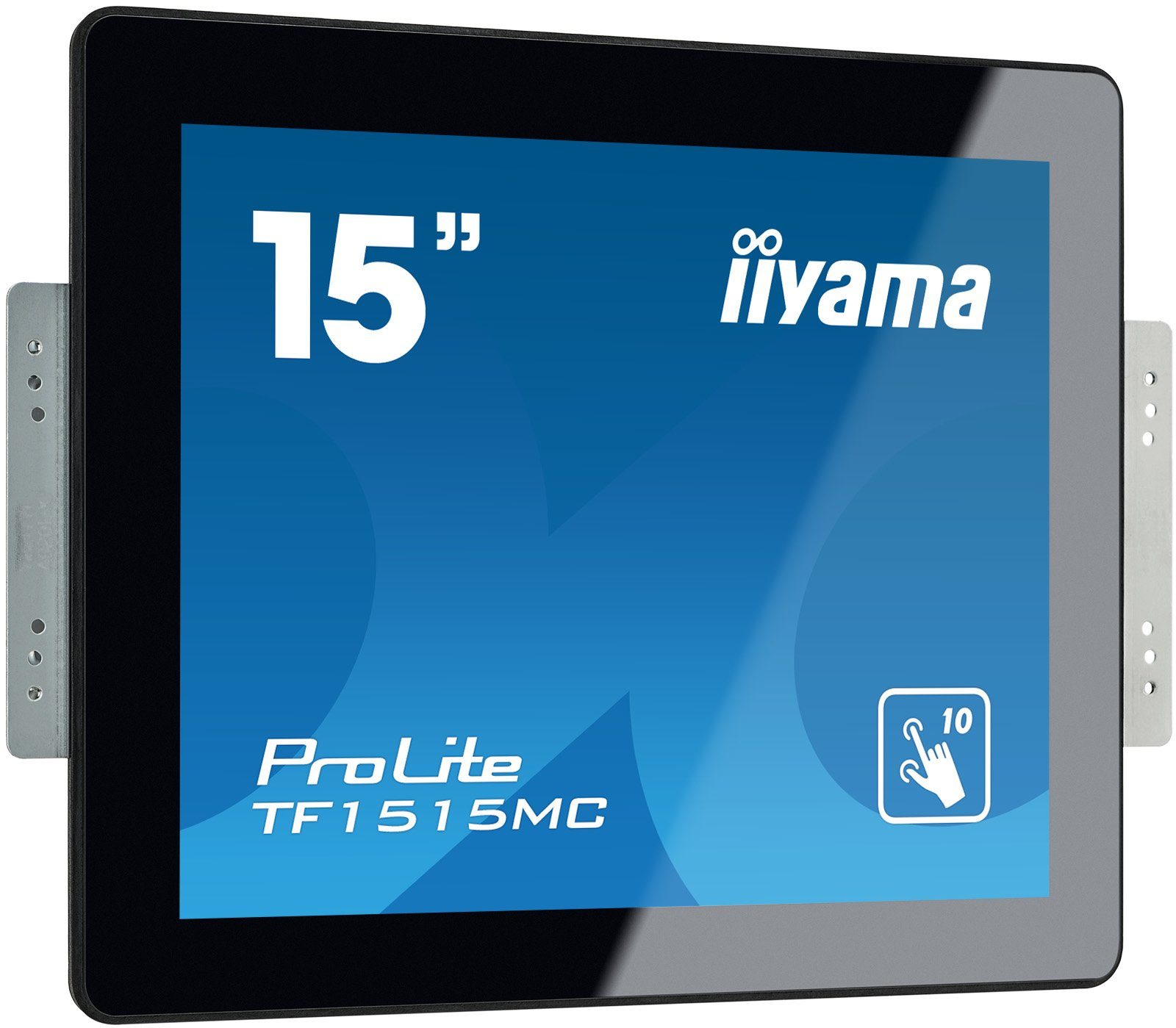 Iiyama 38.0cm (15) TF1515MC-B2 4:3 M-Touch HDMI+DP TFT-Monitor (1024 x 768 px, XGA, 8 ms Reaktionszeit, 75 Hz, TN, Touchscreen, Eingebautes Mikrofon, HDCP)