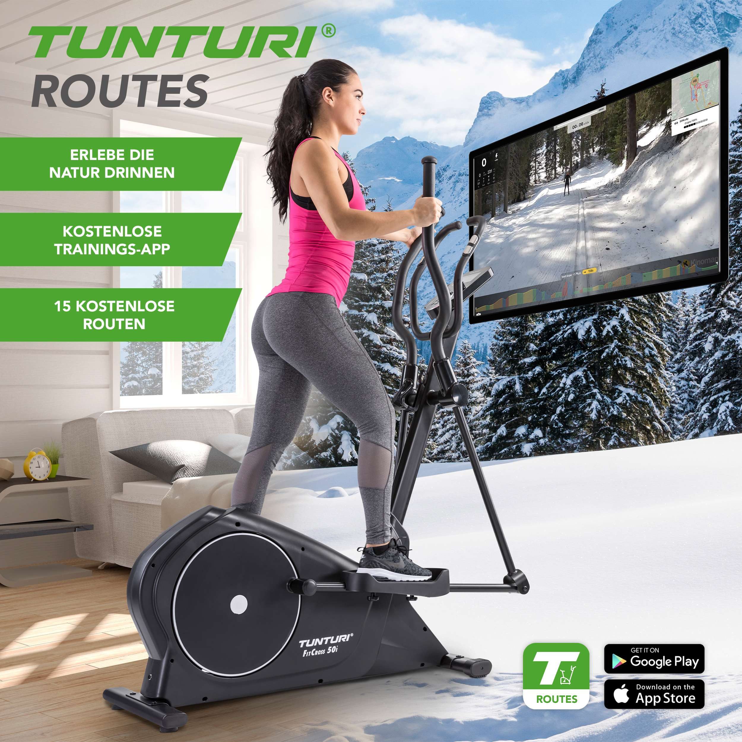 Tunturi Crosstrainer Crosstrainer - FitCross 50i - hinten