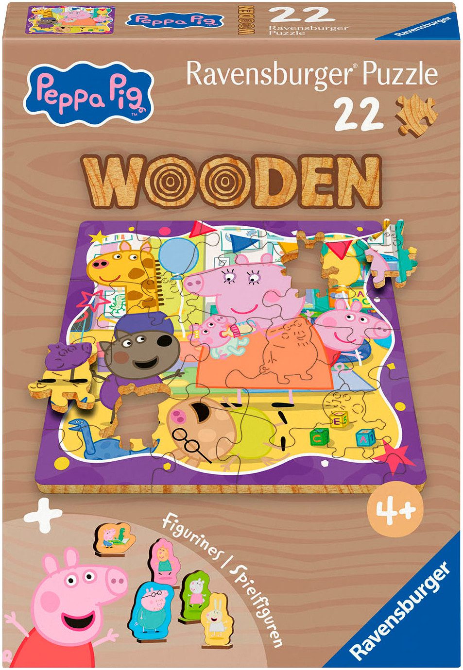 Ravensburger Puzzle Peppa Wutz - Peppa Pig Freundschaftsparty, 22 Puzzleteile, Made in Europe