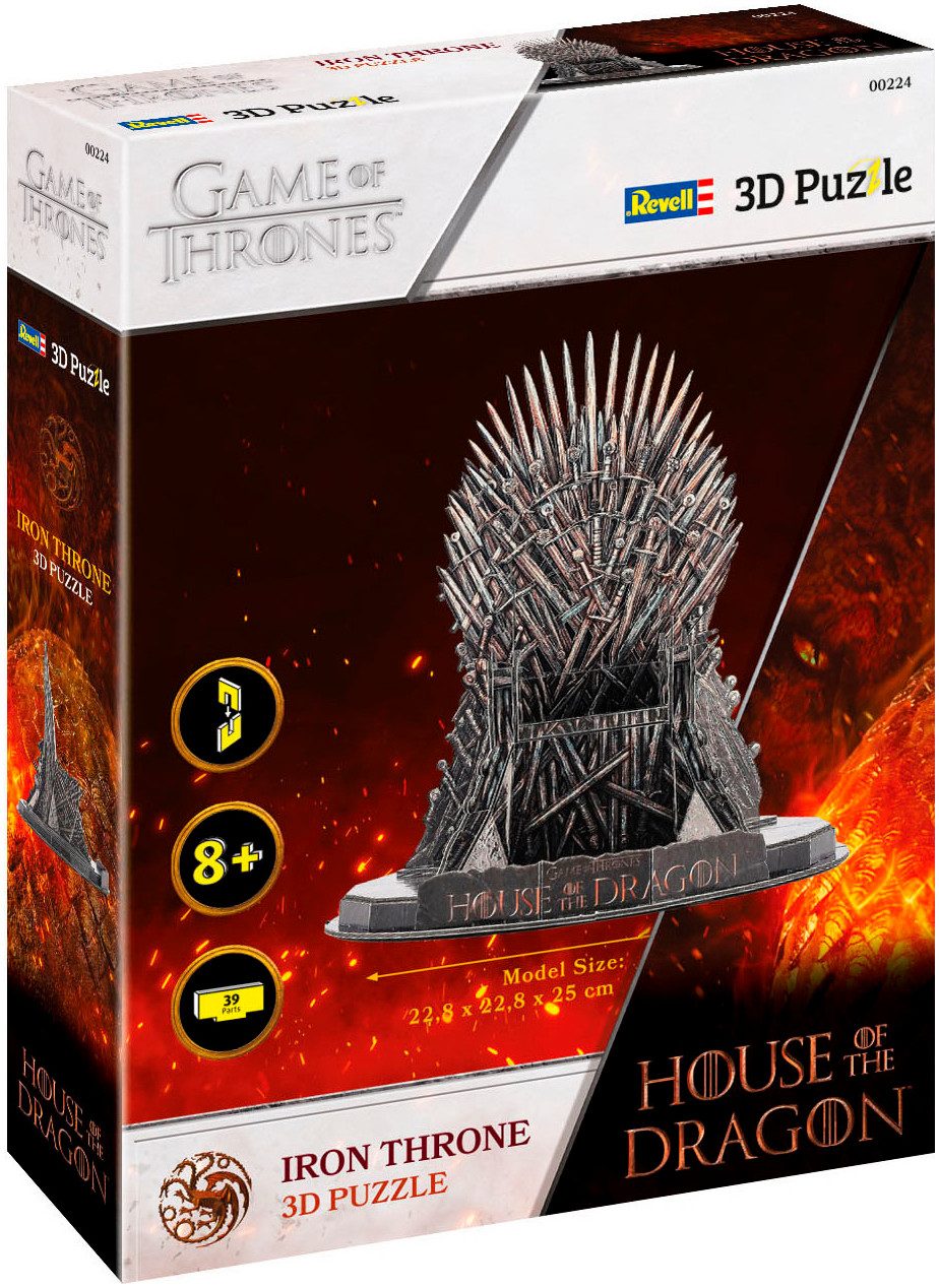 Revell® 3D-Puzzle House of the Dragon, Iron Throne, 39 Puzzleteile günstig online kaufen