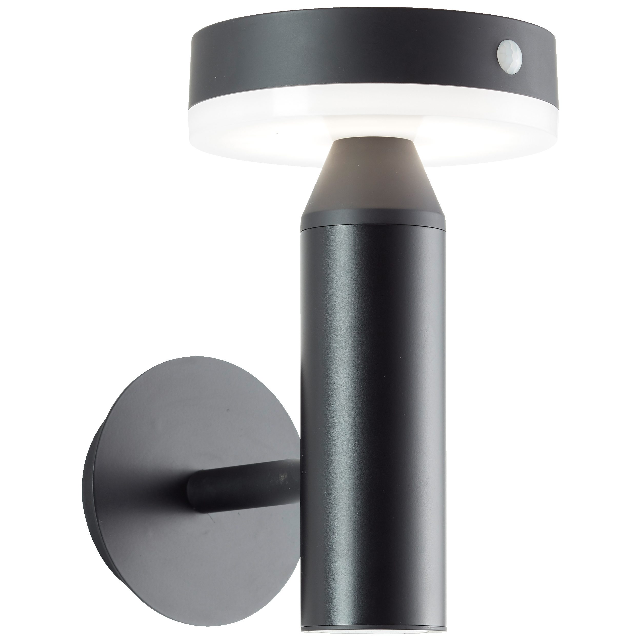 Lightbox Wandleuchte, LED fest integriert, Neutralweiß, LED Außenwandlampe, Solar, 21 x 13 x 19 cm, 4 W, 350 lm, 4000 K, IP44