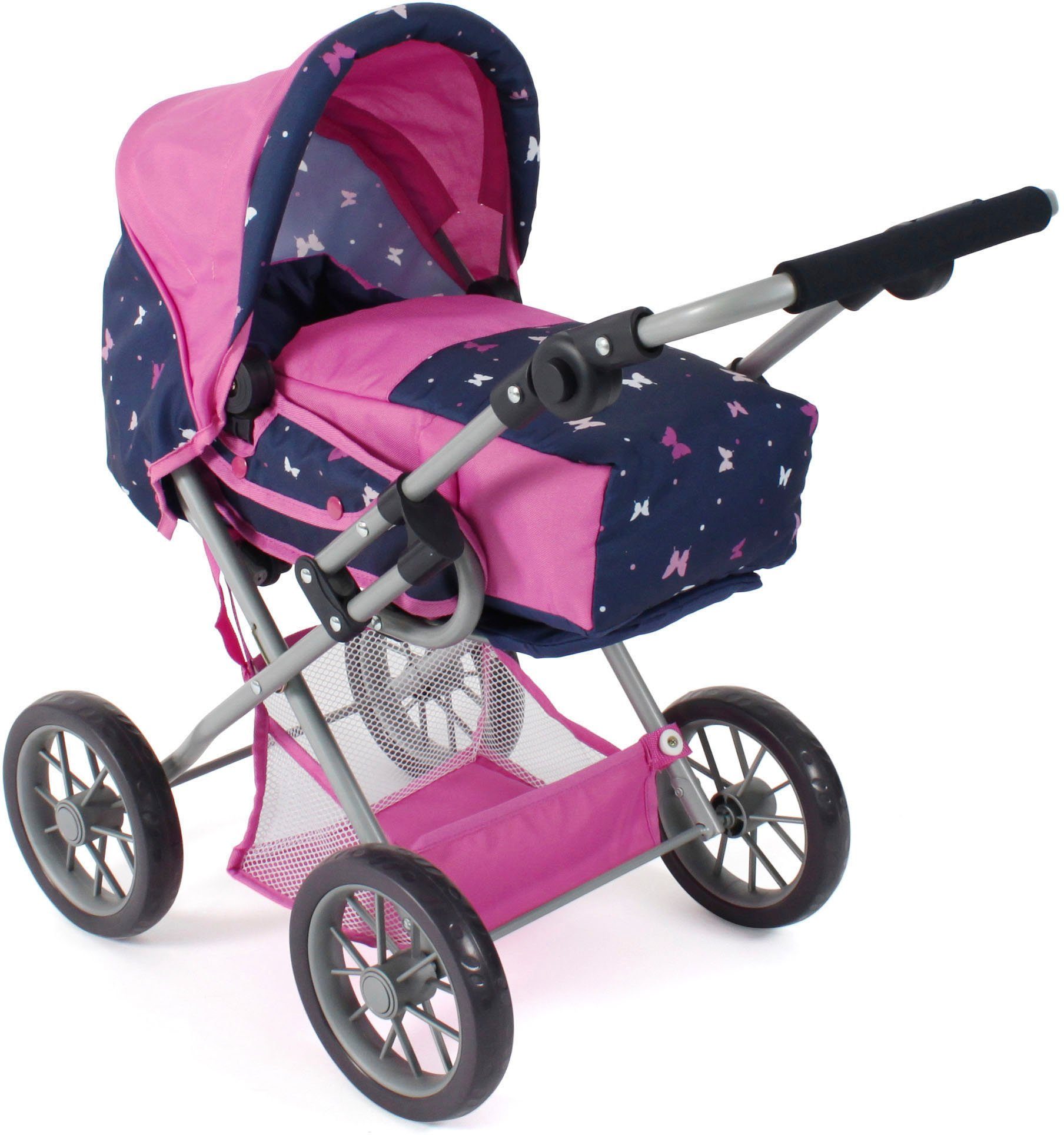 CHIC2000 Kombi-Puppenwagen Leni, mit herausnehmbarer Tragetasche