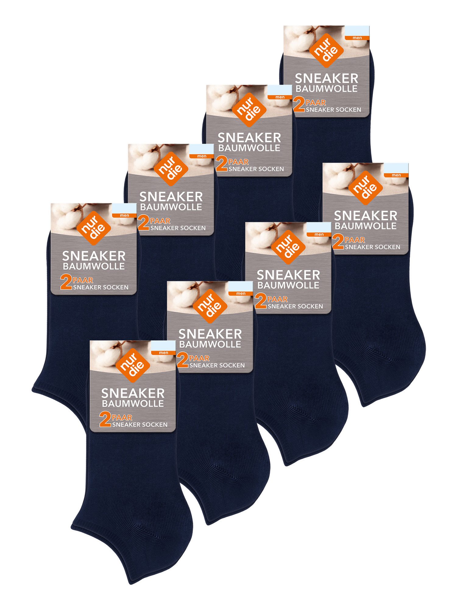 Nur Die Sneakersocken Baumwolle Basic Unifarben günstig online kaufen