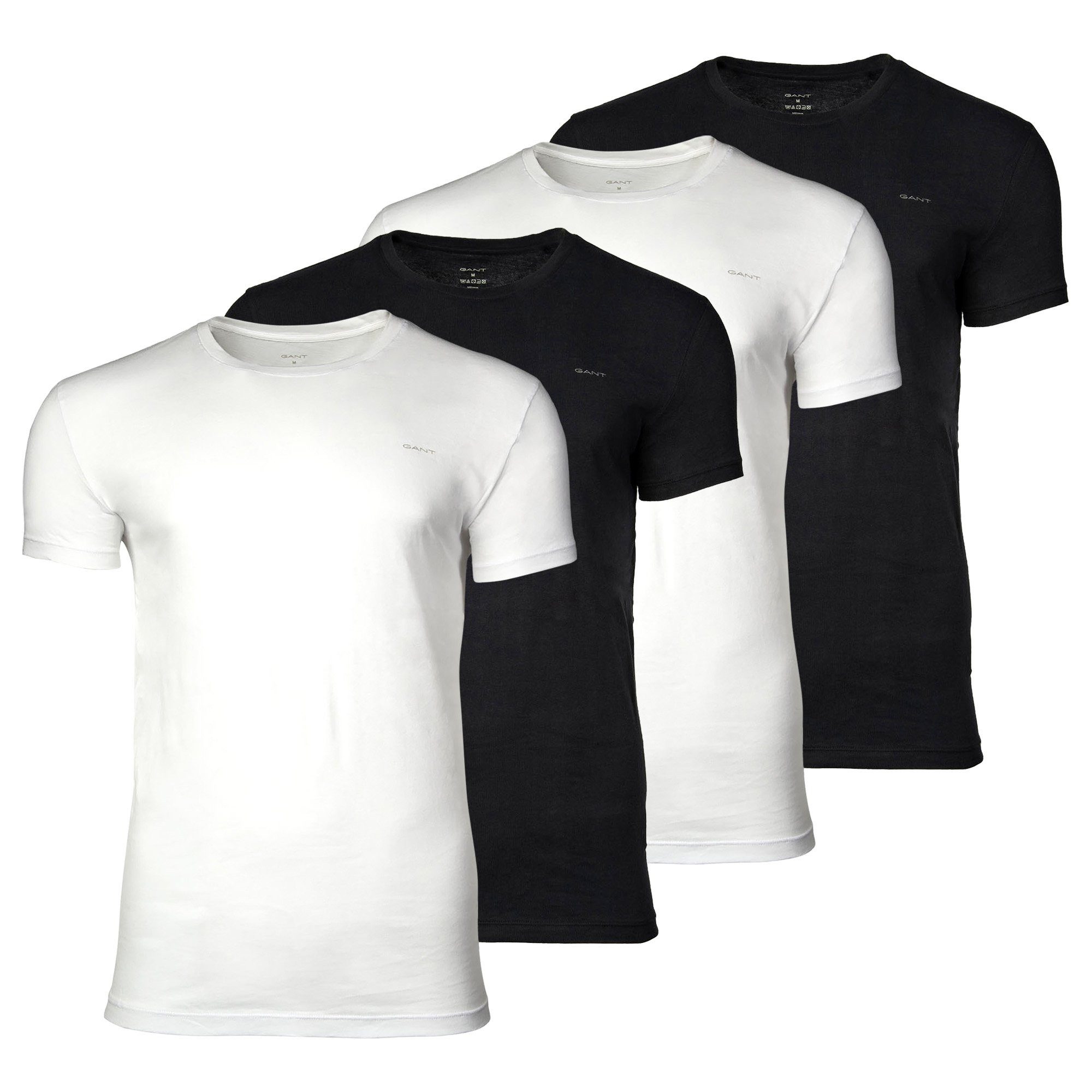 T-Shirt Herren T-Shirt 4er Pack Baumwolle