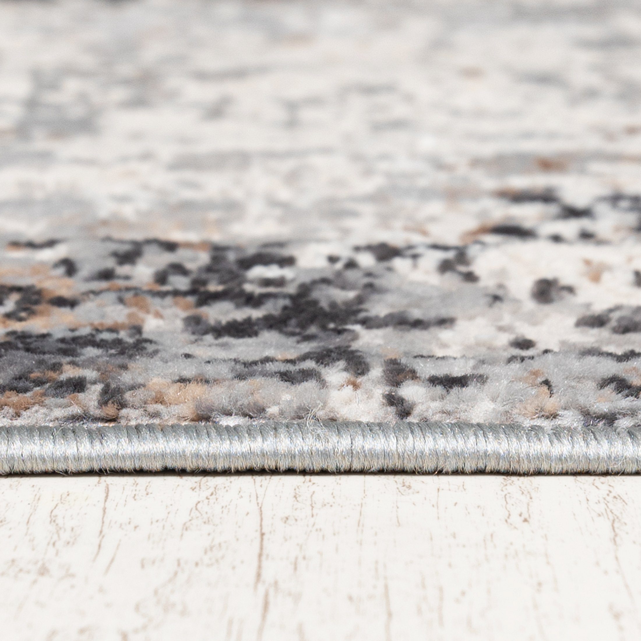 Mazovia Läufer Läufer FlurLäufer Modern für Vorzimmer Schlafzimmer - Abstrakt Muster, 60 x 100 cm, Kurzflor, Meterware