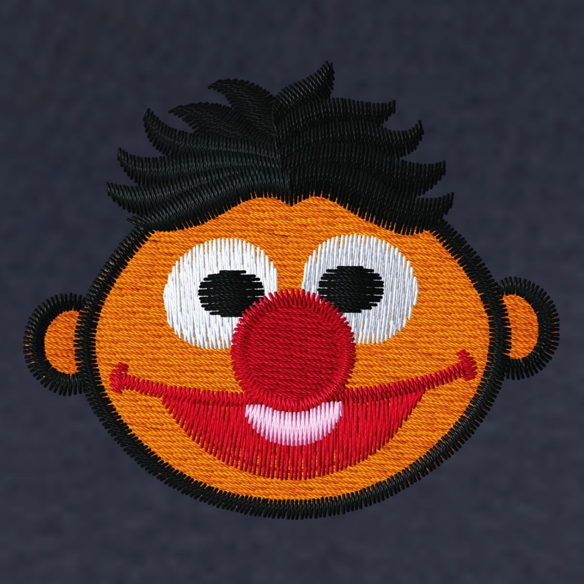 Spreadshirt Hoodie Sesamstraße Ernie Als Stickmotiv Damen Premium Hoodie (1-tlg)