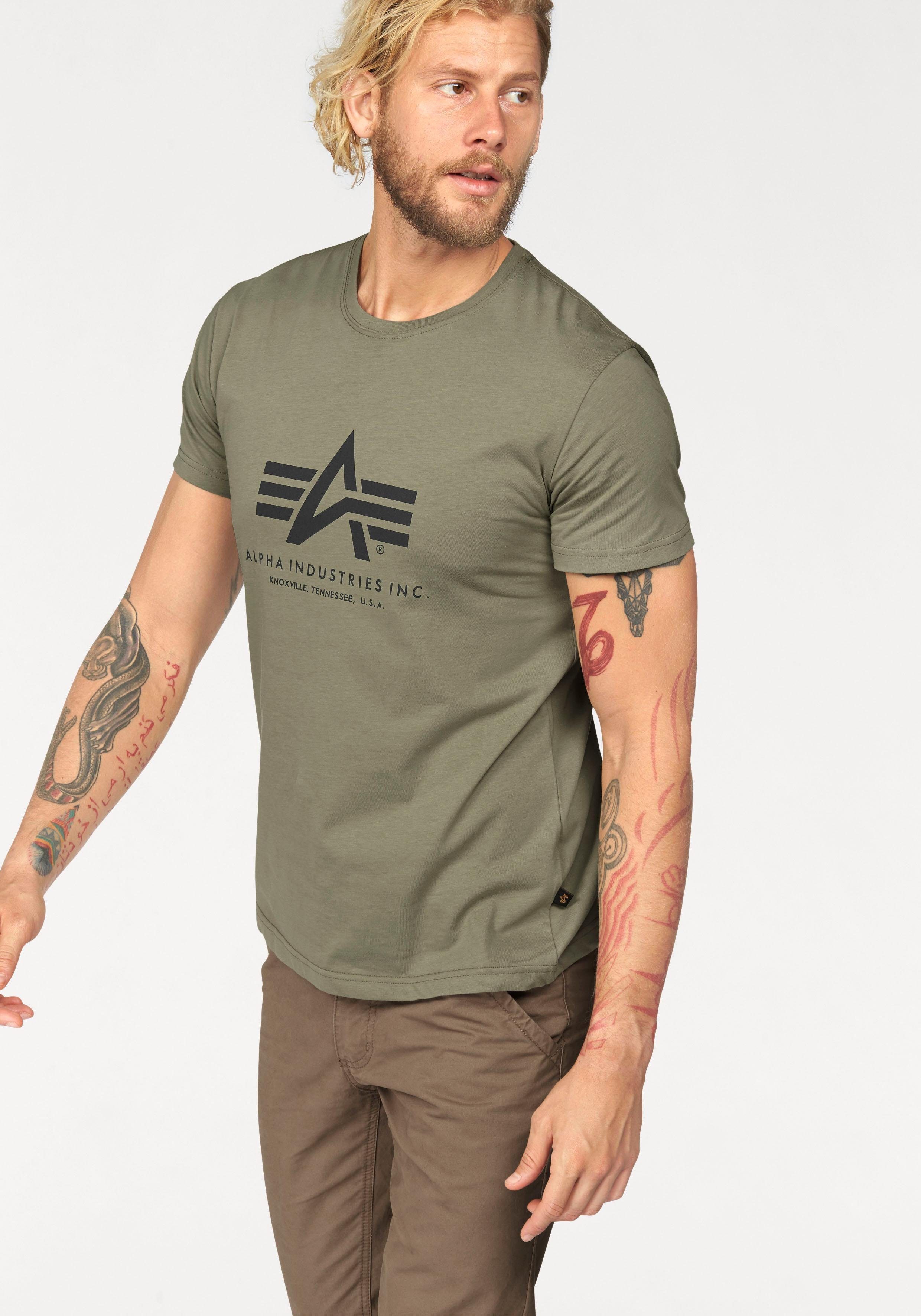 Alpha Industries T-Shirt Basic T-Shirt olive