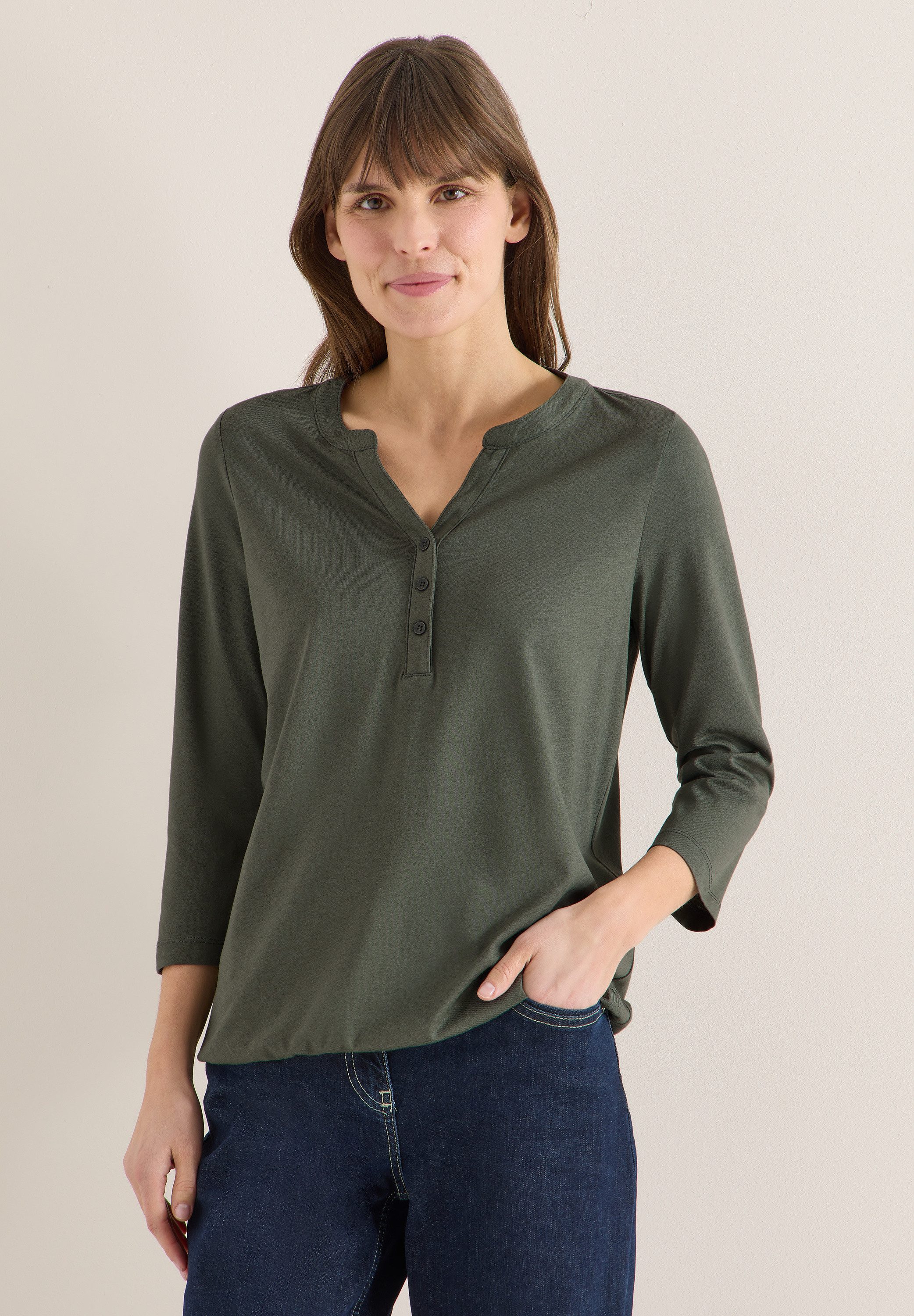 CECIL 3/4-Arm-Shirt mit 3/4 Ärmeln günstig online kaufen