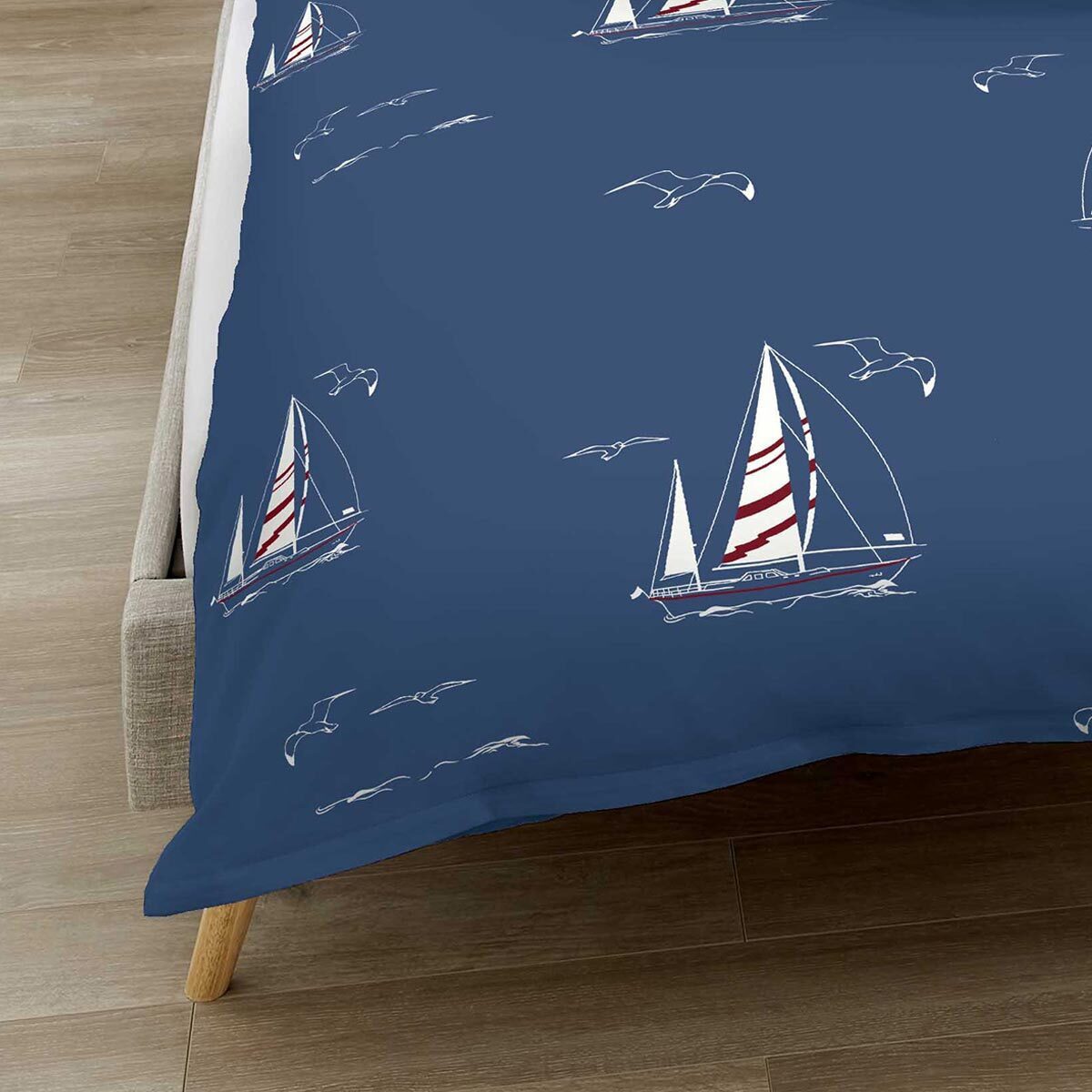 Kaeppel Bettwäsche Yacht, Renforce, 2 teilig, Bettwäsche mit maritimem Design