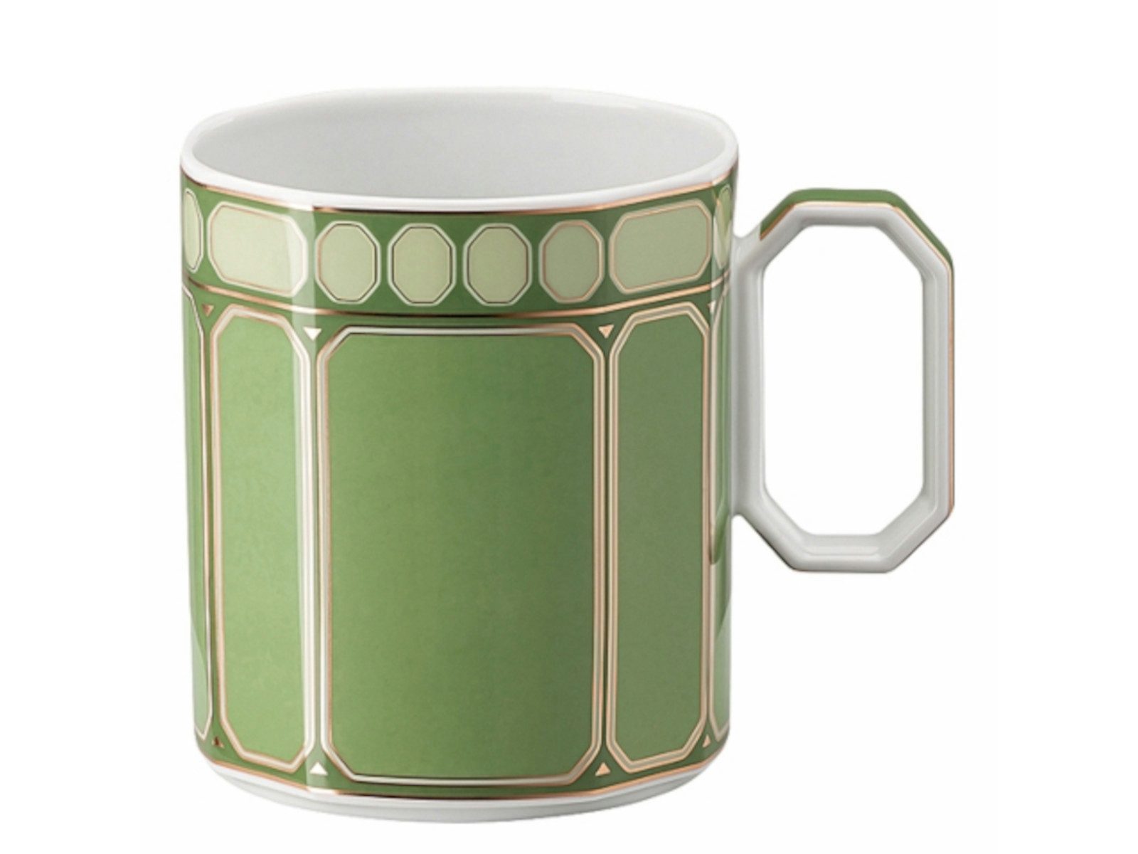 Swarovski Becher Signum Fern Becher mit Henkel 390 ml, Porzellan, Чашки
