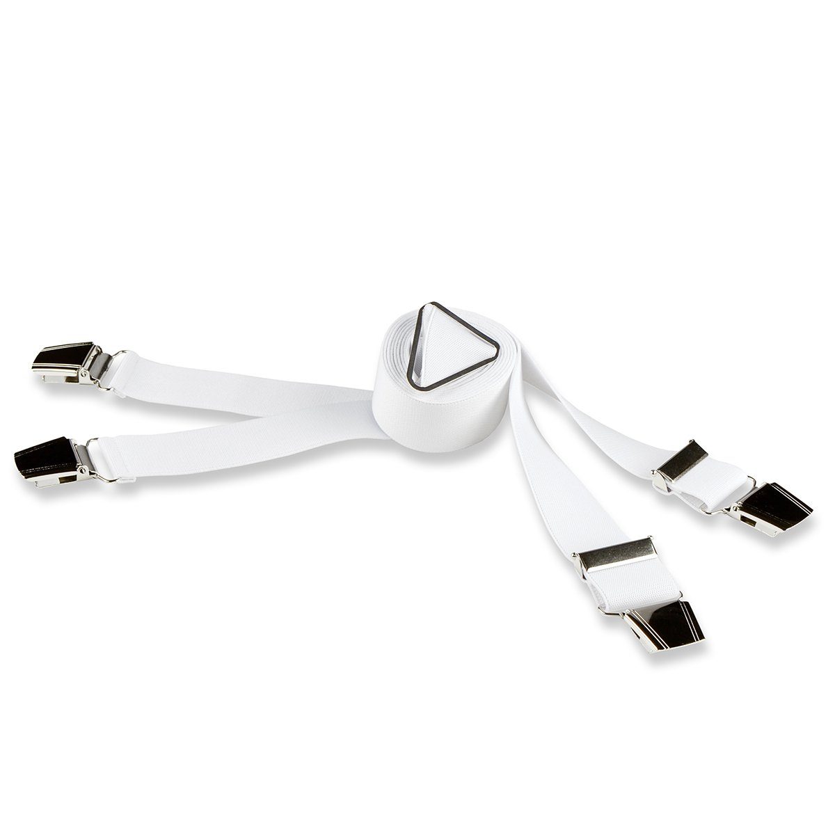 LINDENMANN Hosenträger Lindenmann XXL Hosenträger weiß verstärkte Clips günstig online kaufen