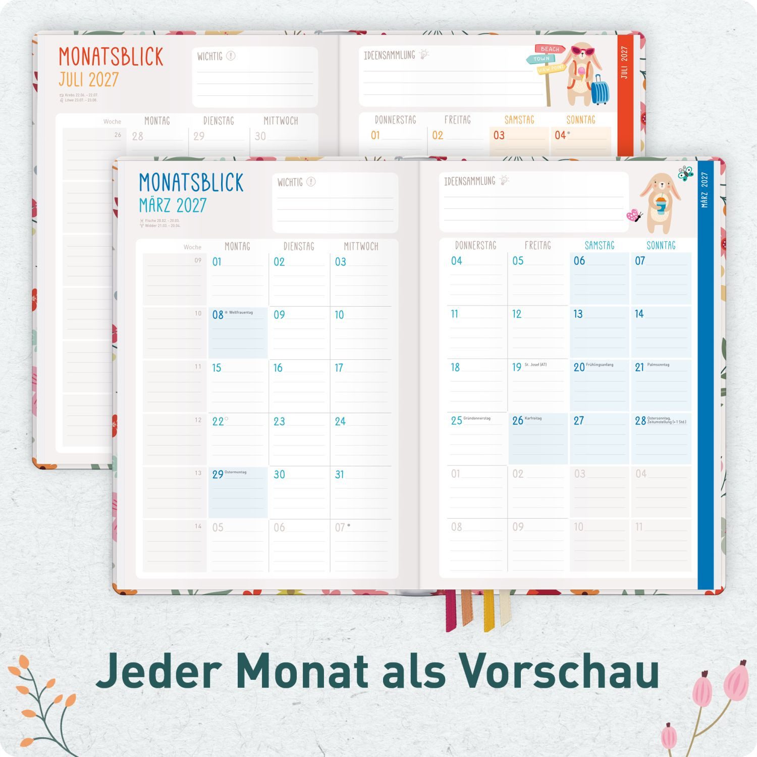 Häfft Lehrerkalender Erzieher-Planer 2026/2027 / A5+ – Bild 5 von 5