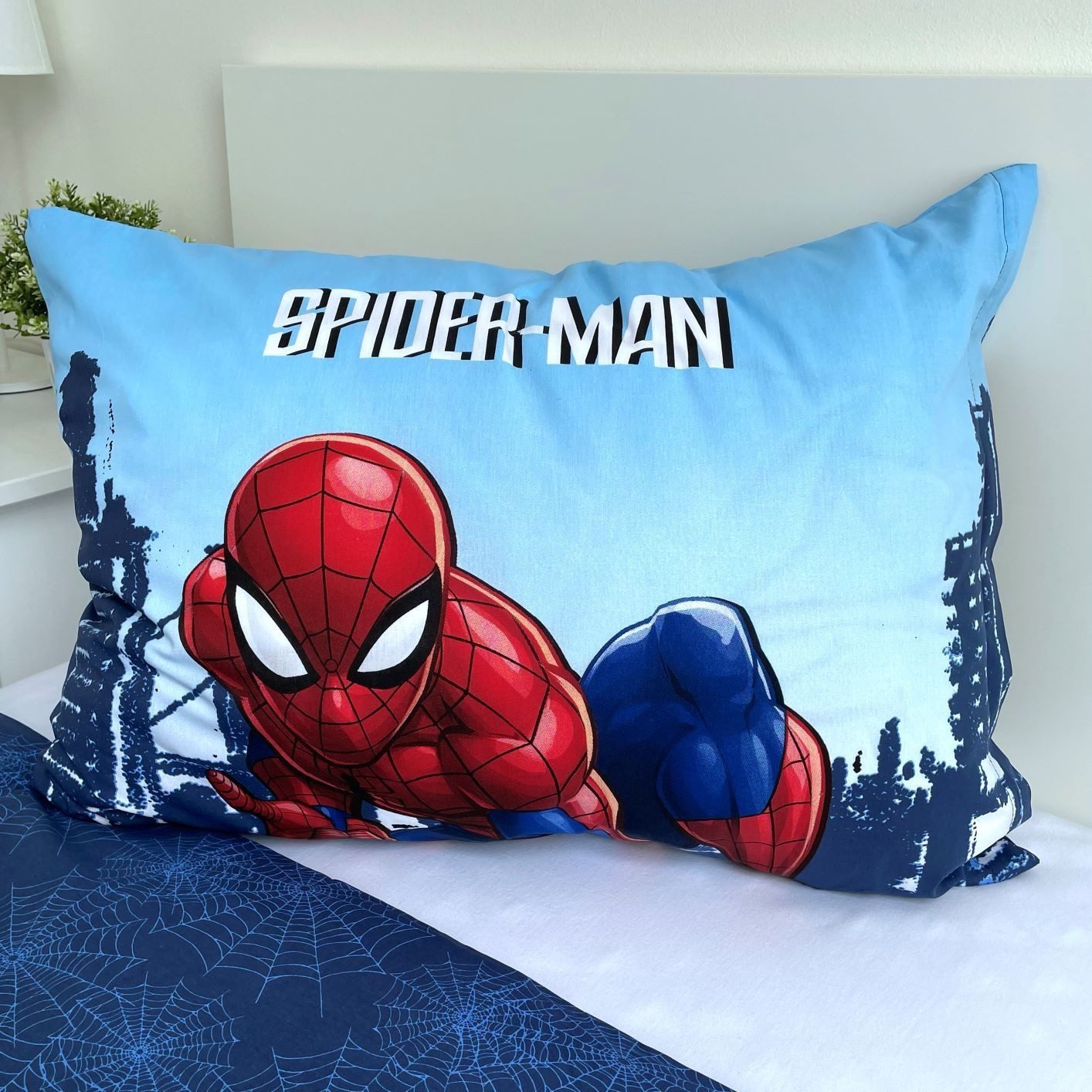 Spiderman Kinderbettwäsche Kuschelige Bettwäsche Baumwolle, 140x200 cm & 50x70 cm – Bild 4 von 5