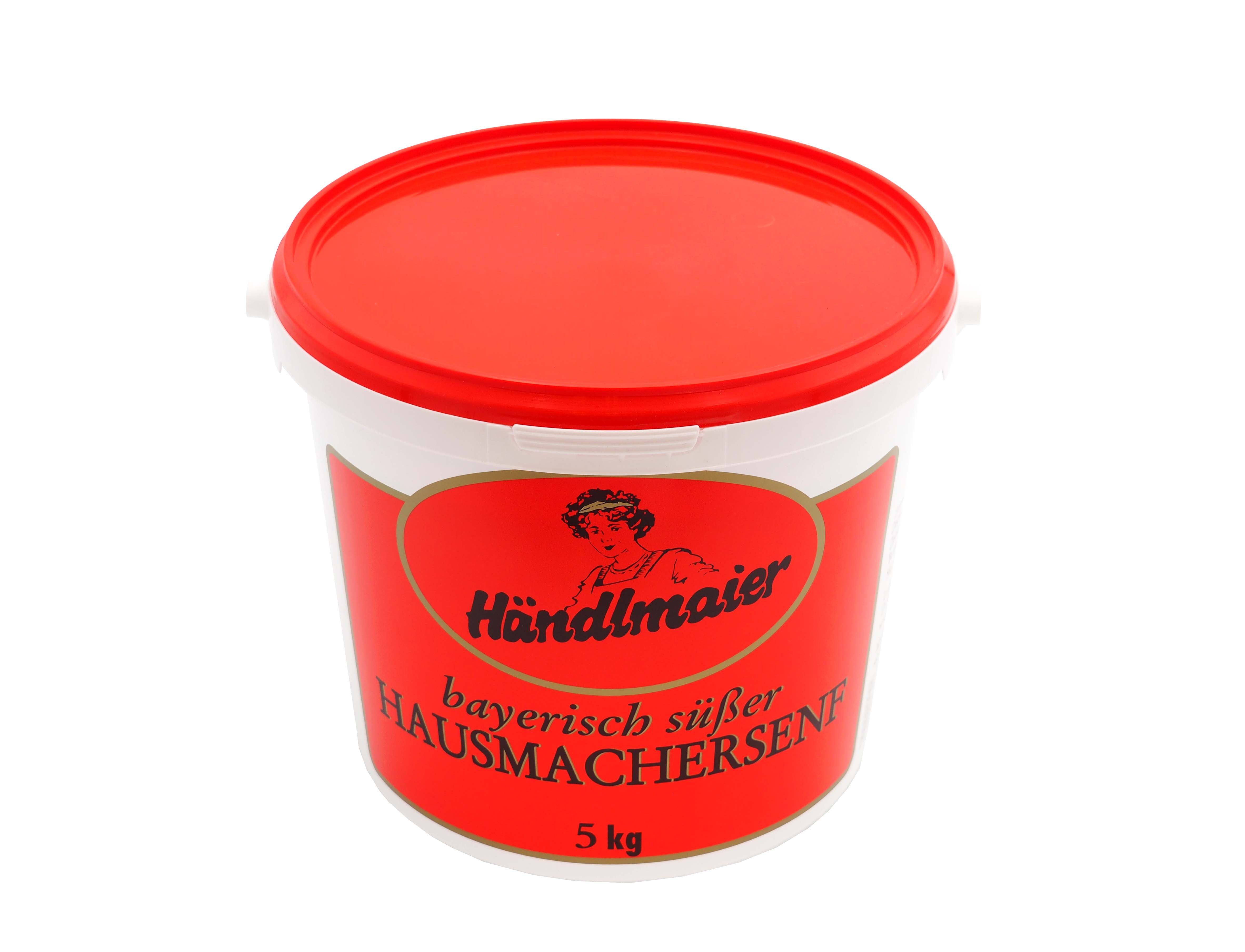 Händlmaier Saucen Süßer Hausmachersenf – 5 kg Eimer