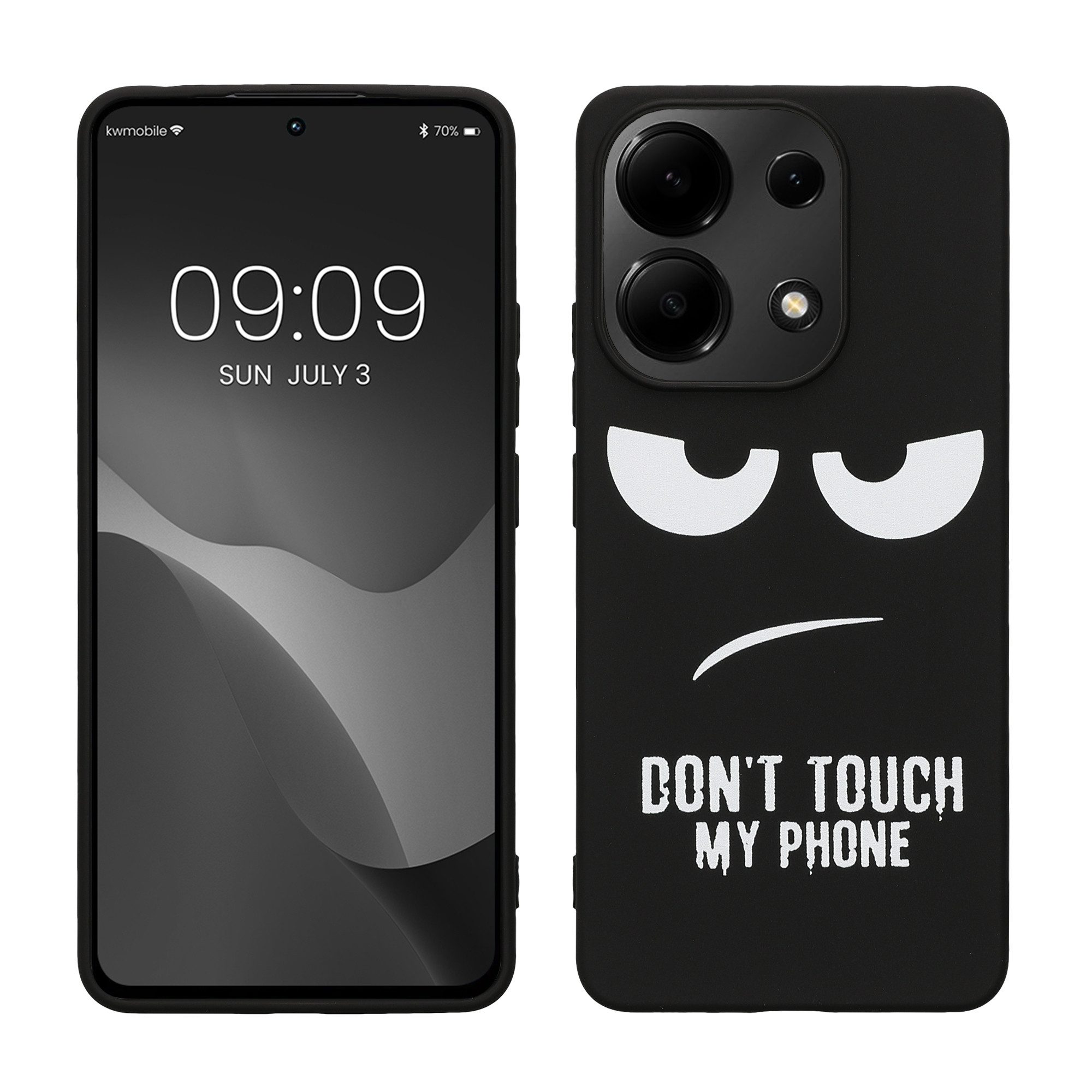 kwmobile Handyhülle Hülle für Xiaomi Redmi Note 13 4G, Handyhülle Silikon Case
