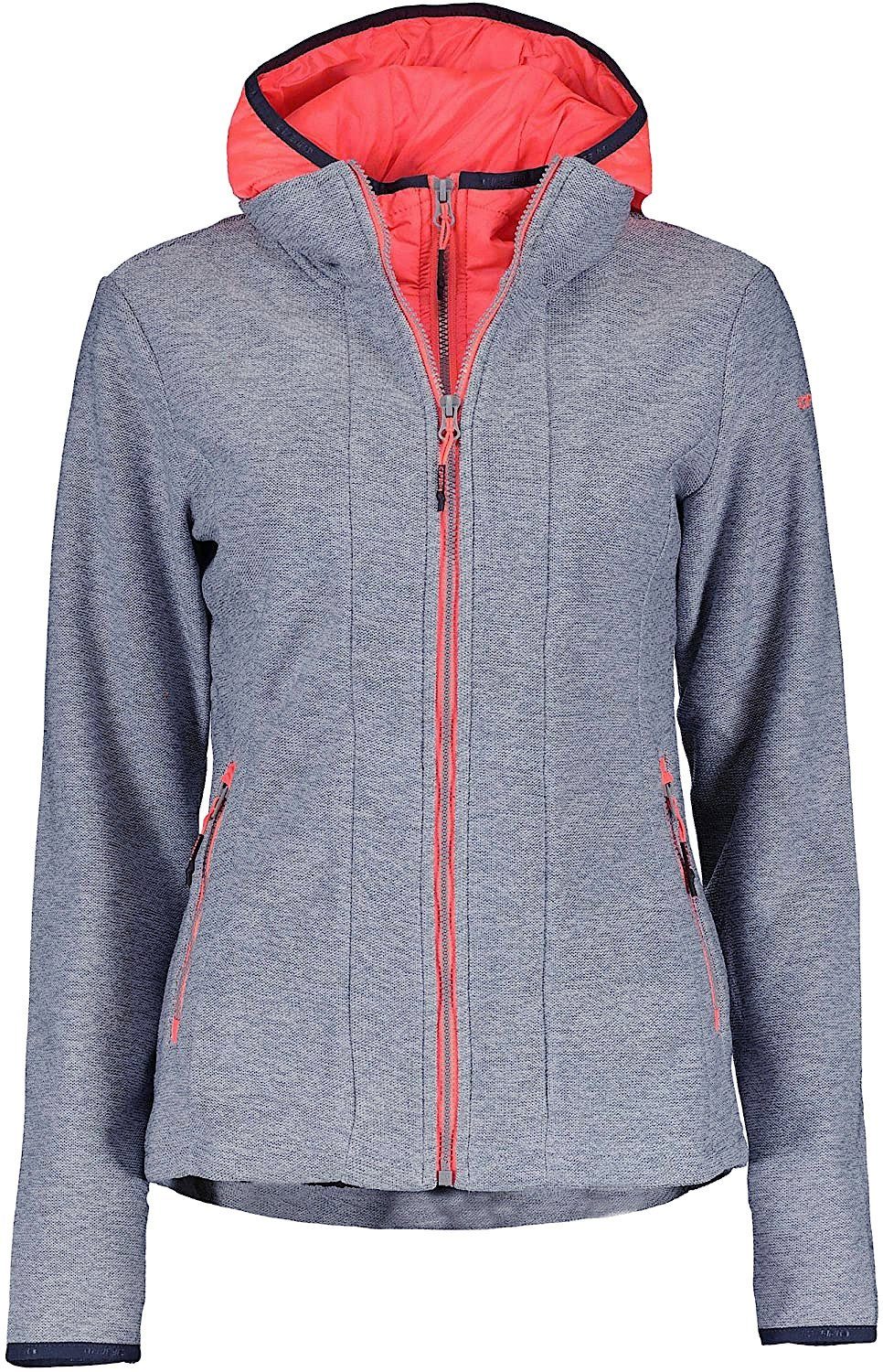 Icepeak Strickfleecejacke Kylie Kapuzenjacke Strickjacke mit günstig online kaufen