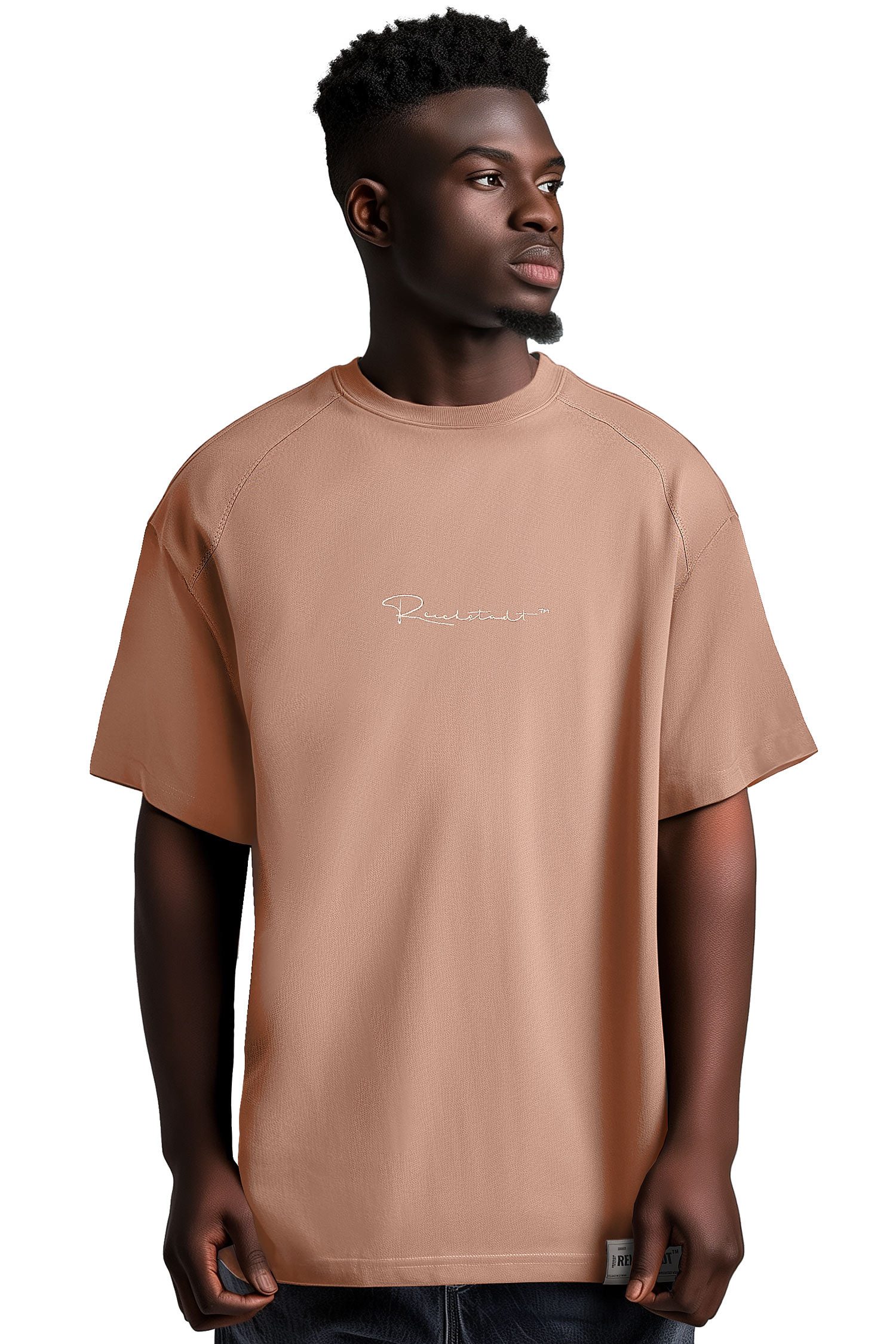Reichstadt Oversize-Shirt Herren Oversized Kurzarmshirt 22RS033 mit Stitchi günstig online kaufen
