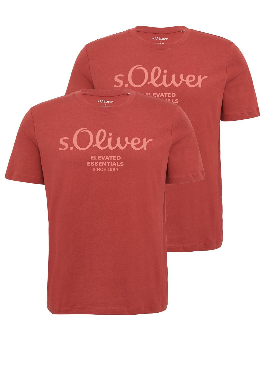 s.Oliver T-Shirt Big Size (2-tlg) Rundhals, günstig online kaufen