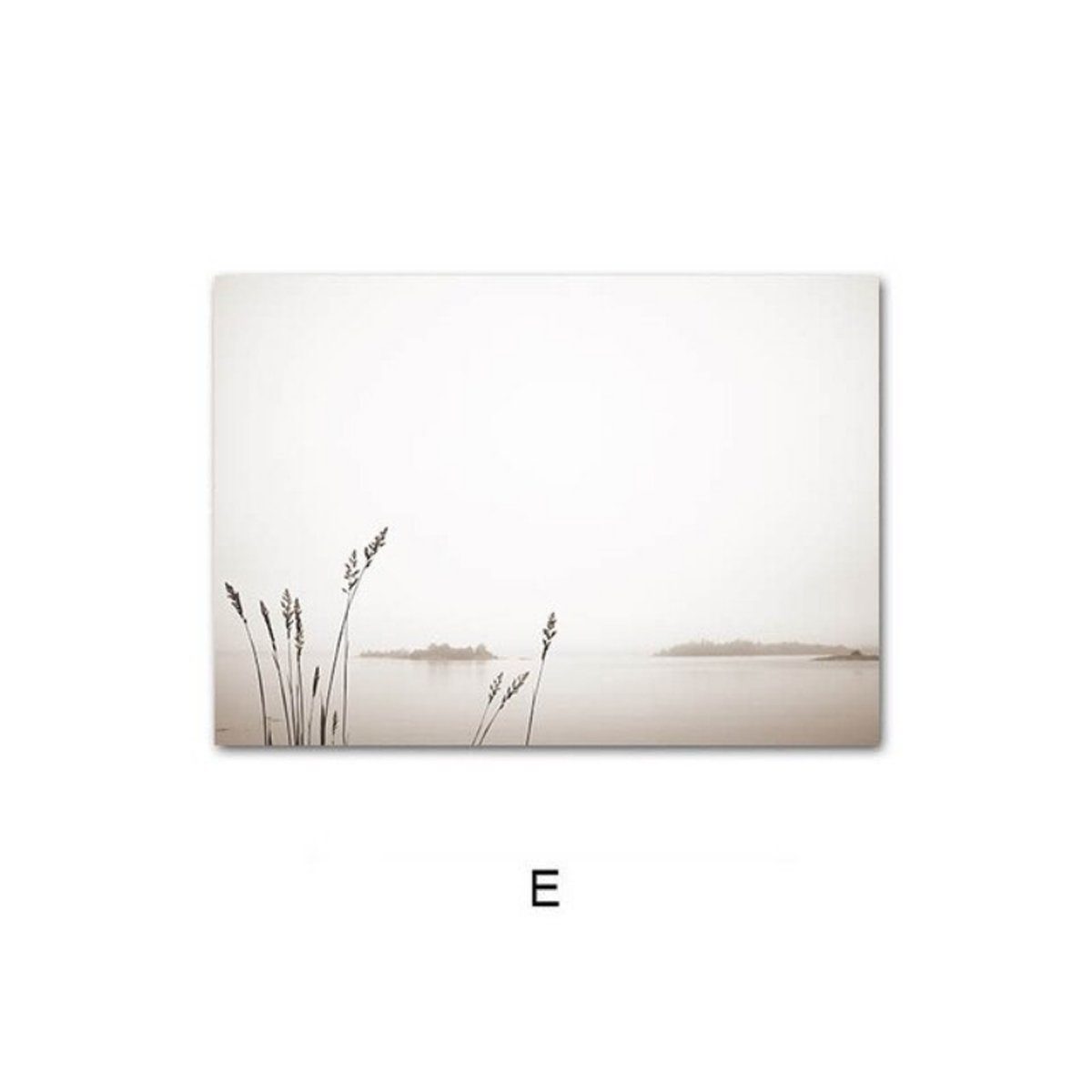 TPFLiving Kunstdruck (OHNE RAHMEN) Poster - Leinwand - Wandbild, Landschaften und Natur - 8 Motive und in 14 Größen zur Auswahl - (Wanddeko Wohnzimmer), Farben: Braun, Beige und Weiß - Größe: 10x15cm