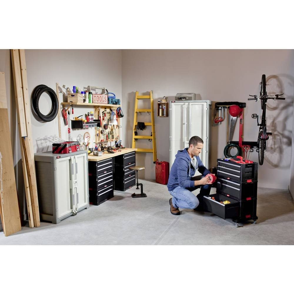 Keter Werkstattwagen Werkzeugwagen mit 7 Schubladen 238557 günstig online kaufen