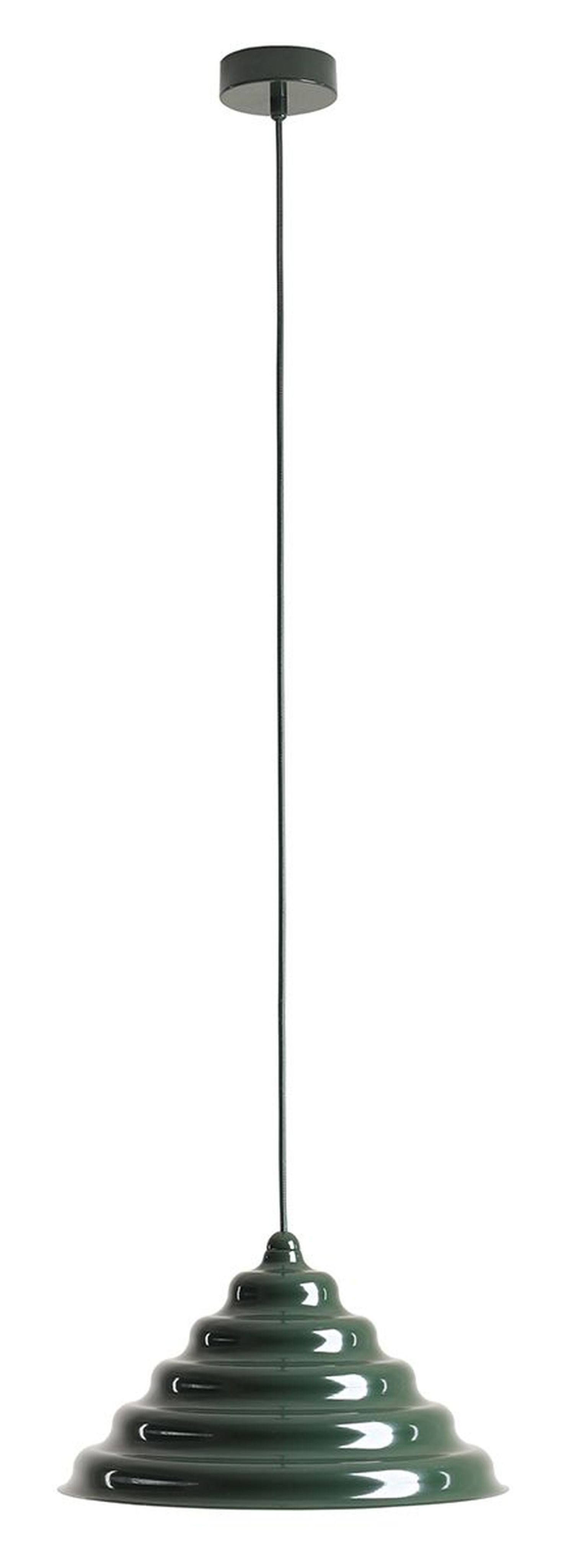 Licht-Erlebnisse Pendelleuchte NAREN, Metall Glas G9 Ø 36 cm rund H: max. 220 cm Grün Modern
