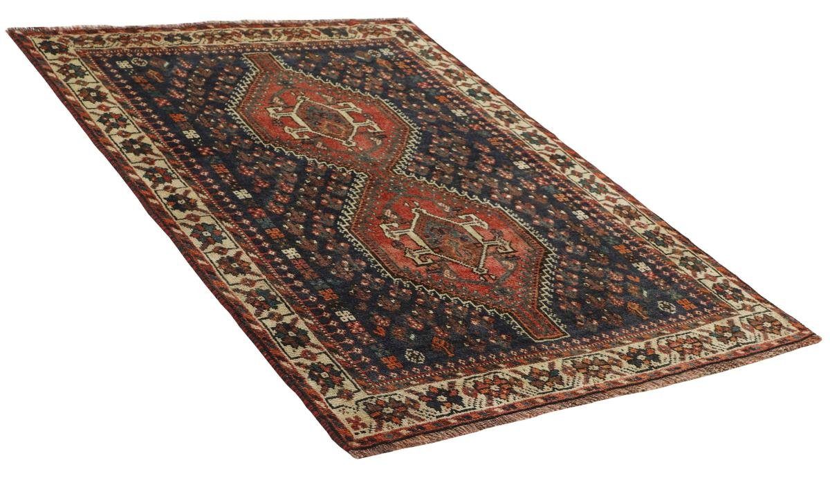 Orientteppich Shiraz Trading, Höhe: Orientteppich rechteckig, 116x163 Handgeknüpfter / 10 Perserteppich, mm Nain