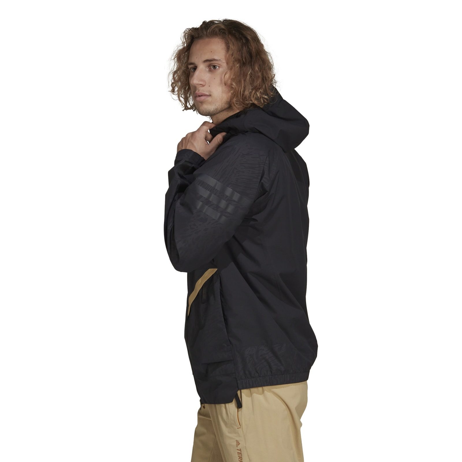 adidas Performance Regenjacke Terrex Utilitas (atmungsaktiv, wasserdicht, 2,5-Lagen) schwarz Herren – Bild 4 von 5