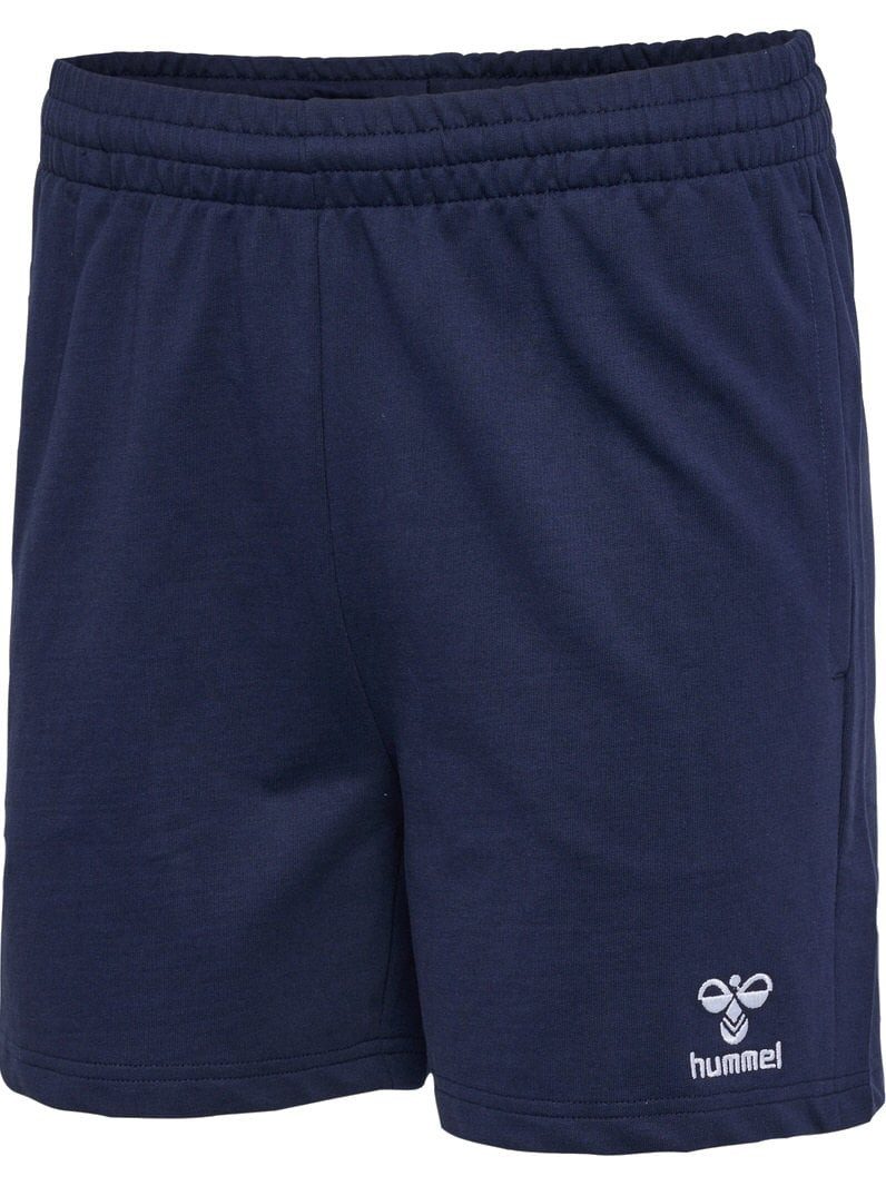 hummel Sweatshorts Freizeithose hmlGO 2.0 (Bio-Baumwolle) kurz marineblau Damen