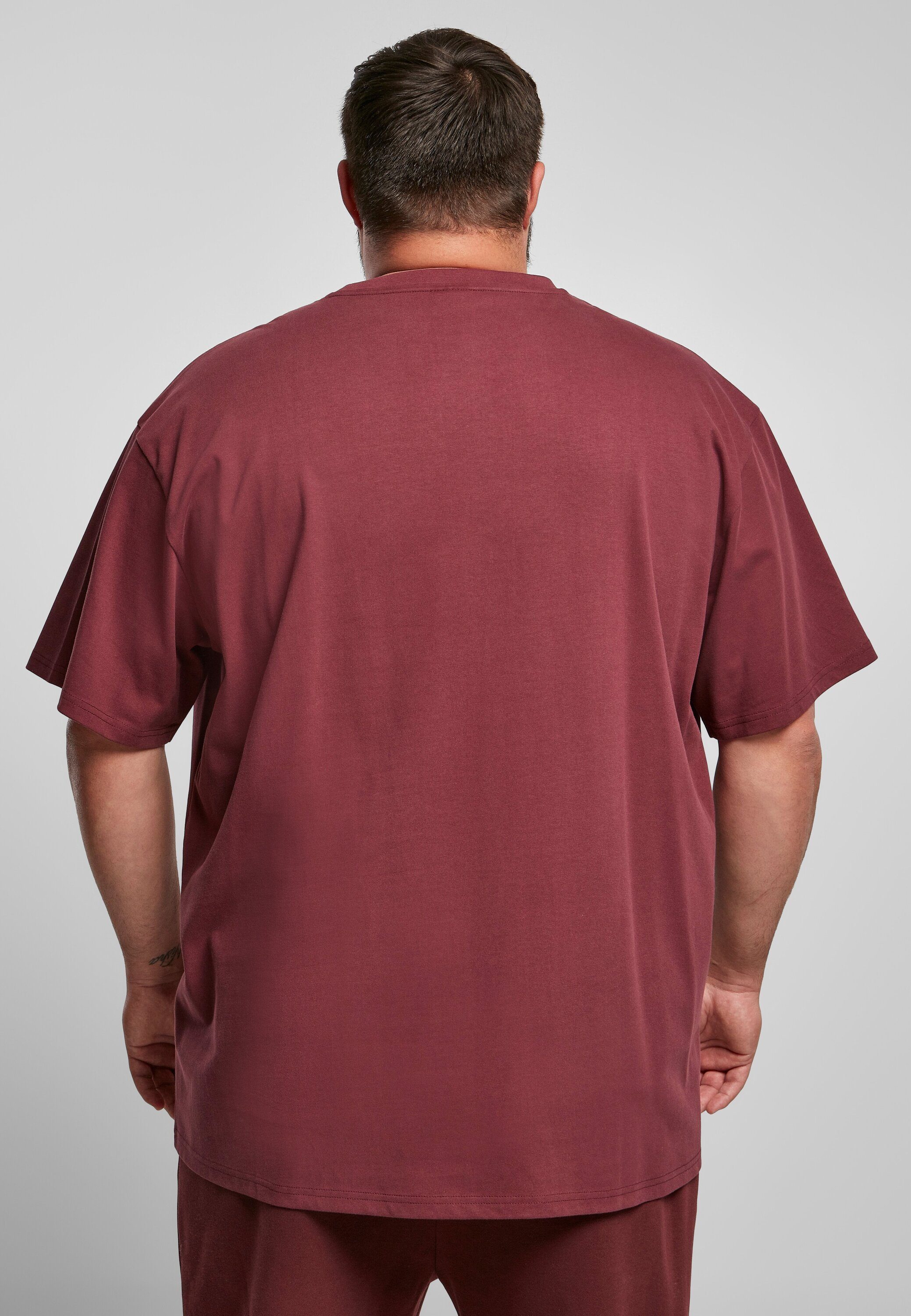 CLASSICS Tee Herren Heavy URBAN cherry (1-tlg) T-Shirt Oversized