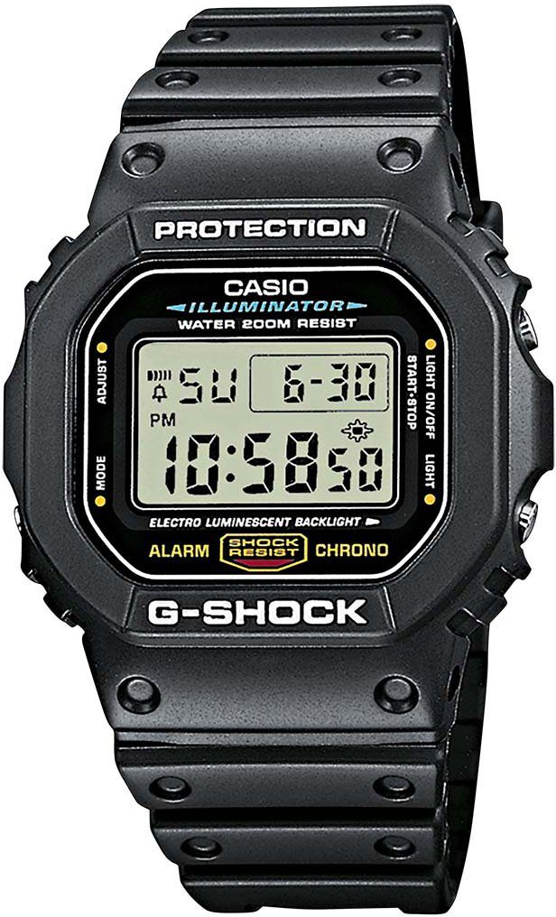 CASIO G-SHOCK Chronograph Time DW-5600E-1VER Catcher