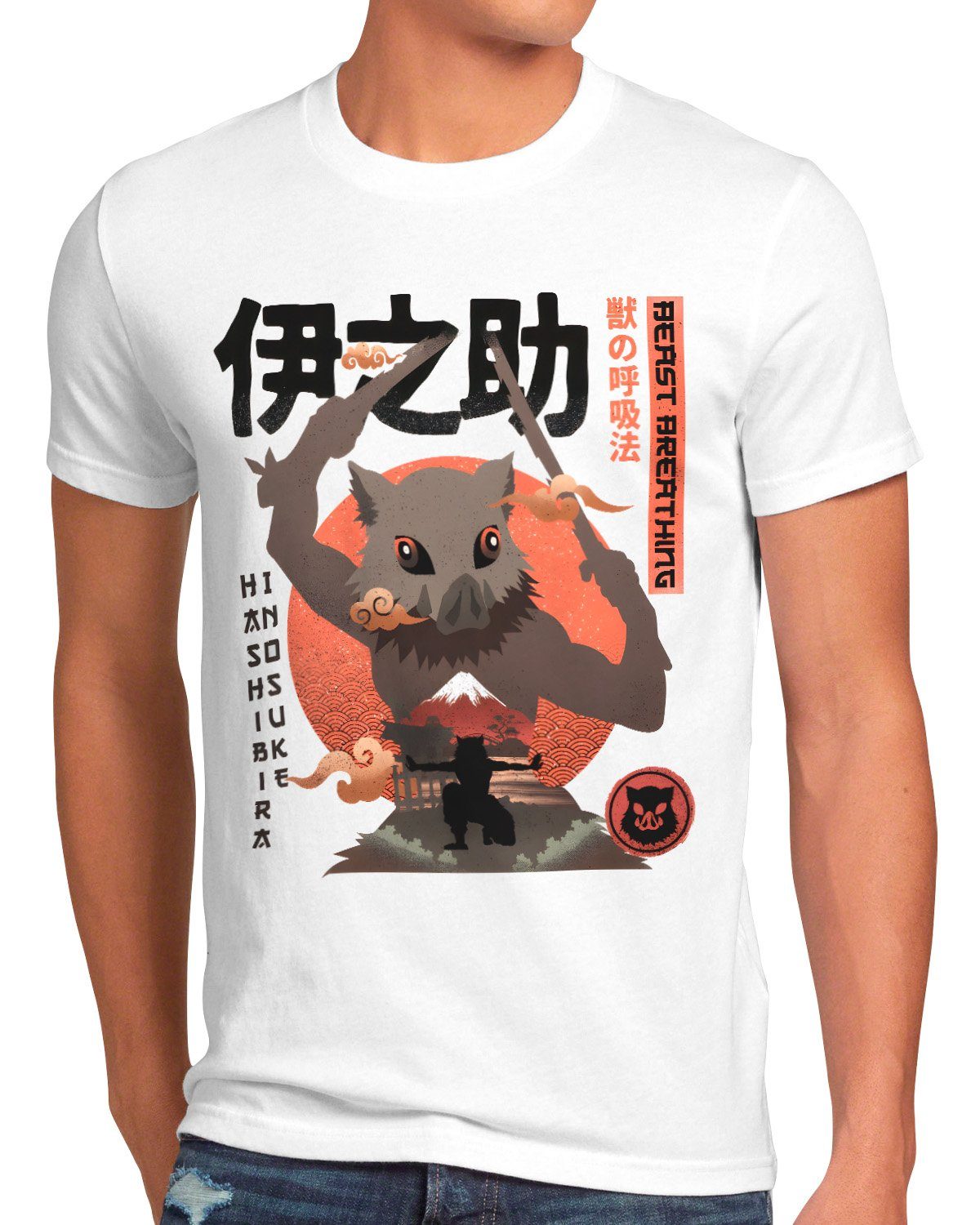 Print-Shirt slayer japan demon manga style3 anime