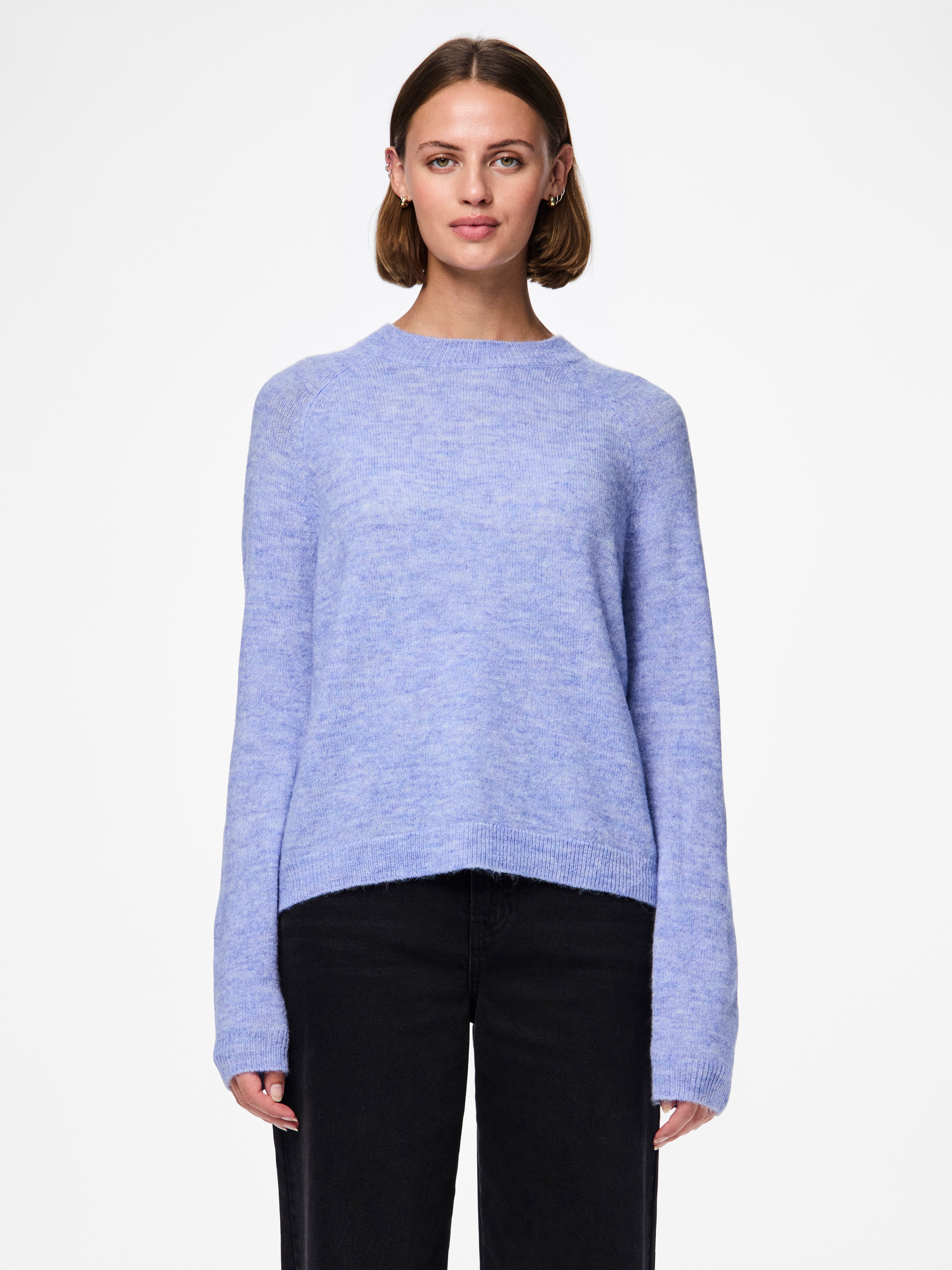 pieces Strickpullover PCJULIANA LS O-NECK KNIT günstig online kaufen
