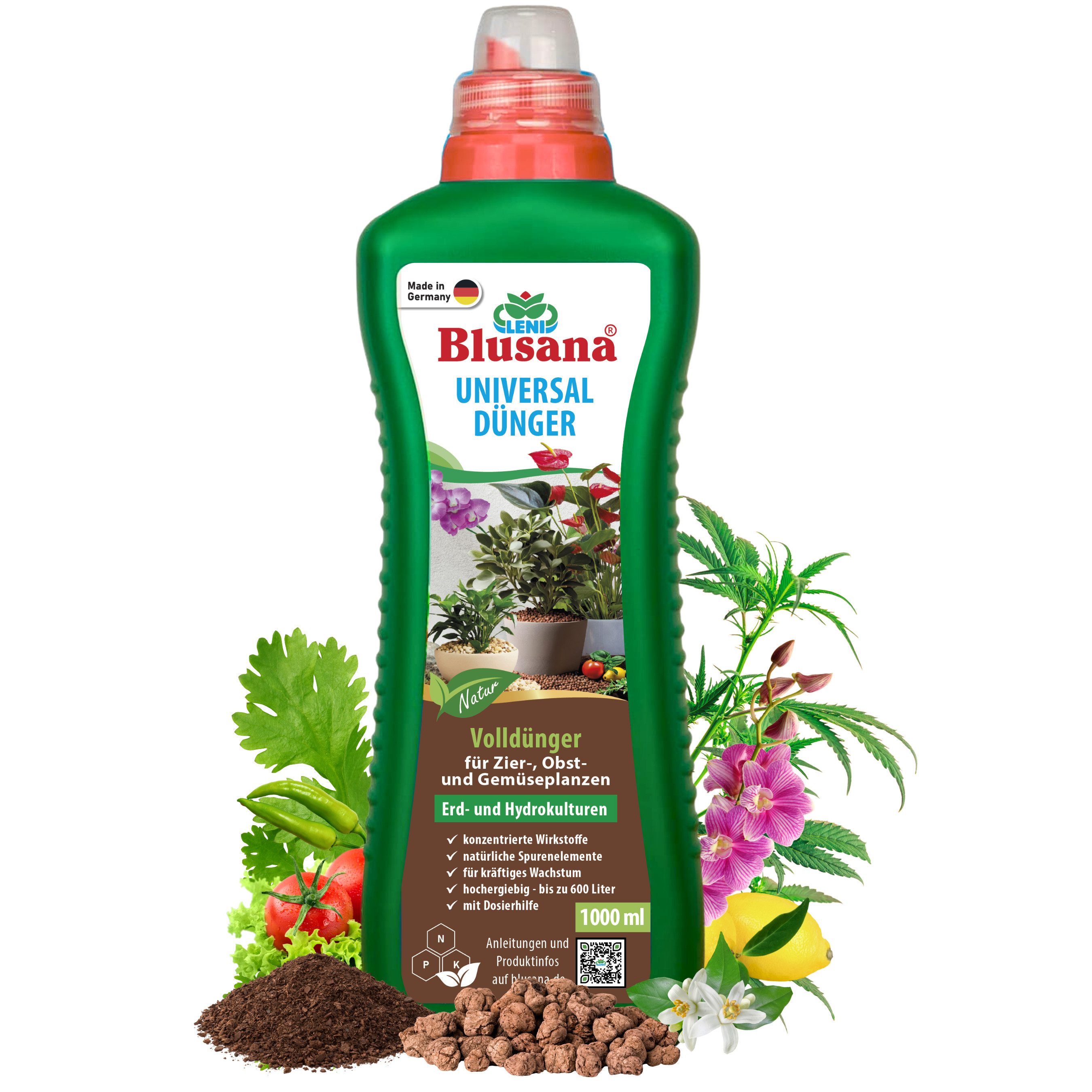 Blusana Pflanzendünger Universal Flüssigdünger NPK 6-3-6 günstig online kaufen