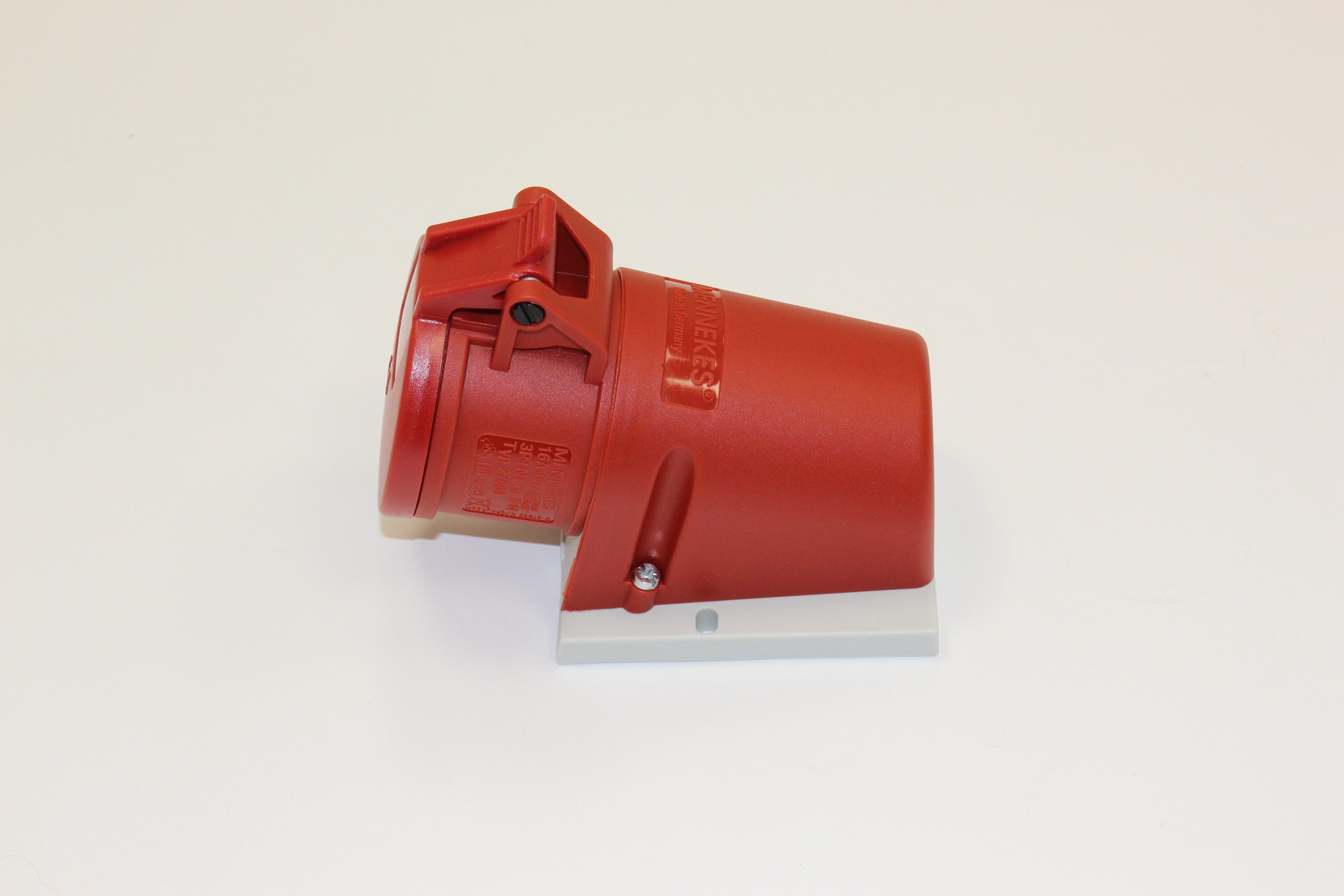 Mennekes Steckdose Mennekes Wanddose 31 16A, 5p, 6h, 400V, TWINCONTACT