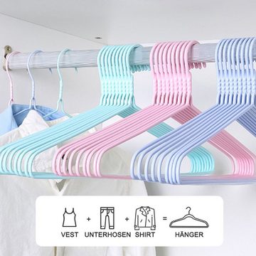 Juoungle Kleiderbügel 20 Stück Kleiderbügel, für Anzug T-Shirt Hemd, Robust und Haltbar