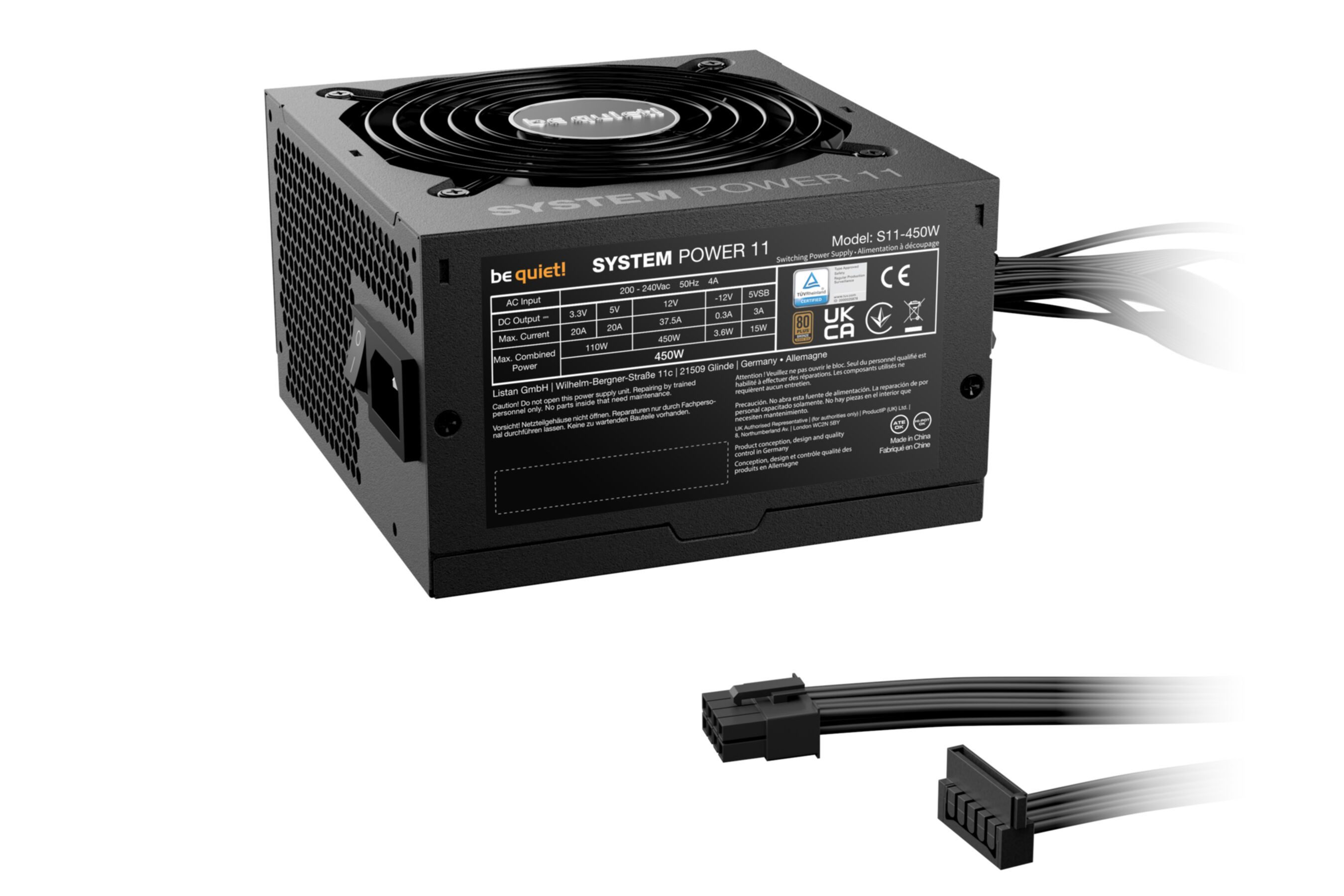 be quiet! System Power 11 450W Netzteil