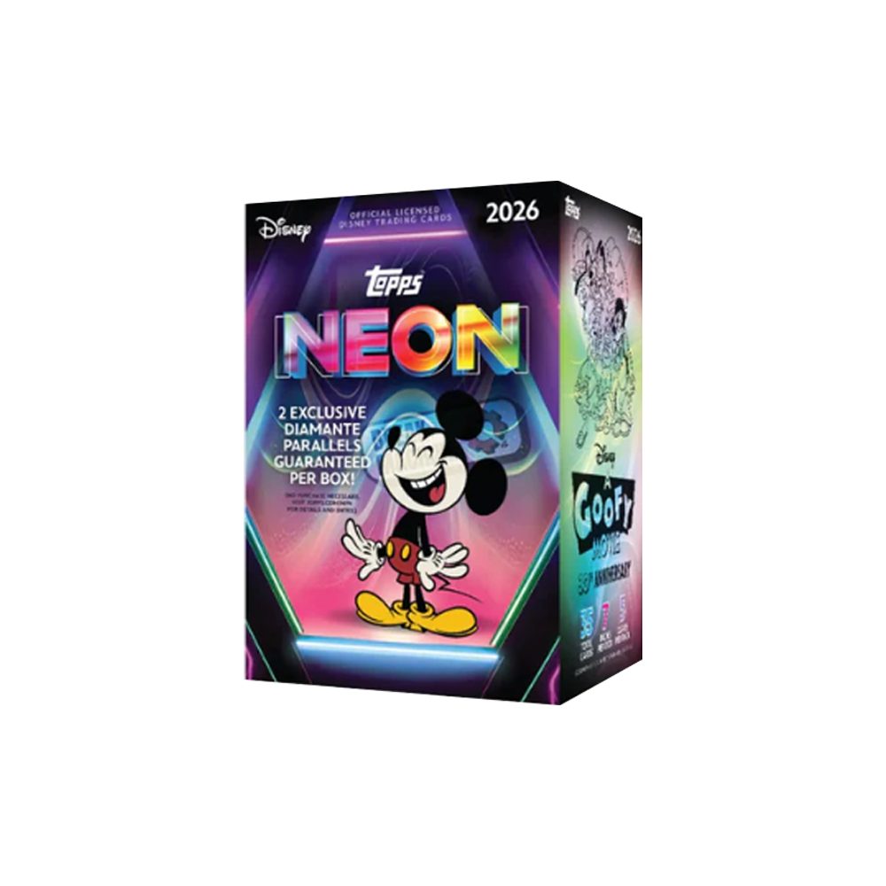 Topps Sammelkarte 2026 Topps Disney Neon Value Box Englisch
