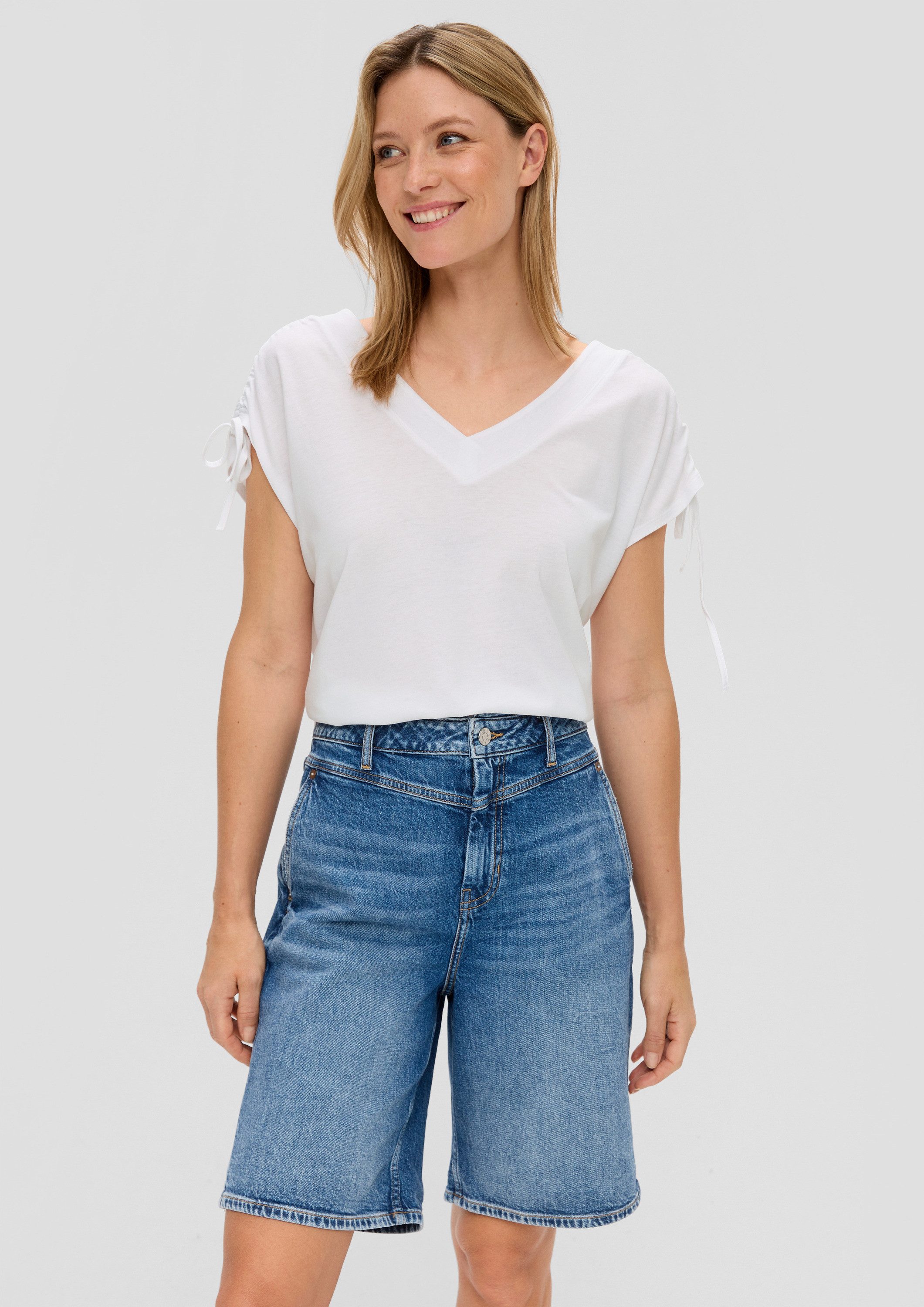 s.Oliver Kurzarmshirt T-Shirt (1-tlg) günstig online kaufen