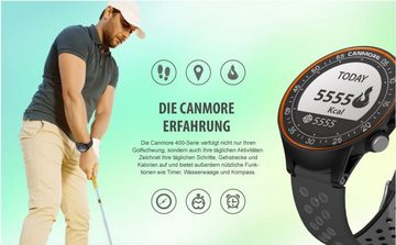 Canmore TW-411 Golf-GPS-Uhr (40.000 globale Golfplätze, Schritt- und Kalorienzähler, gratis Updates)