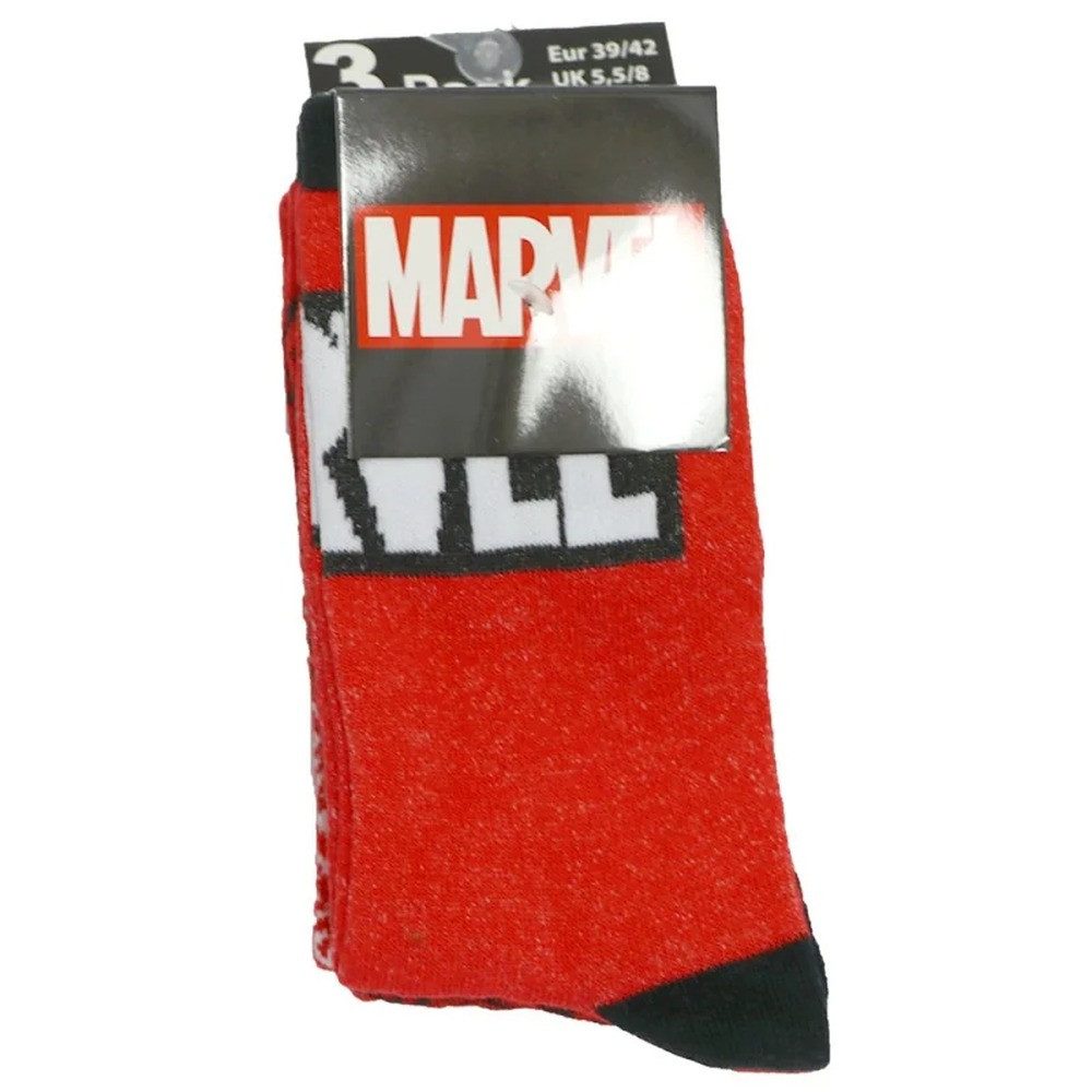 Sun City Socken Avengers Marvel Herren Socken 39/42