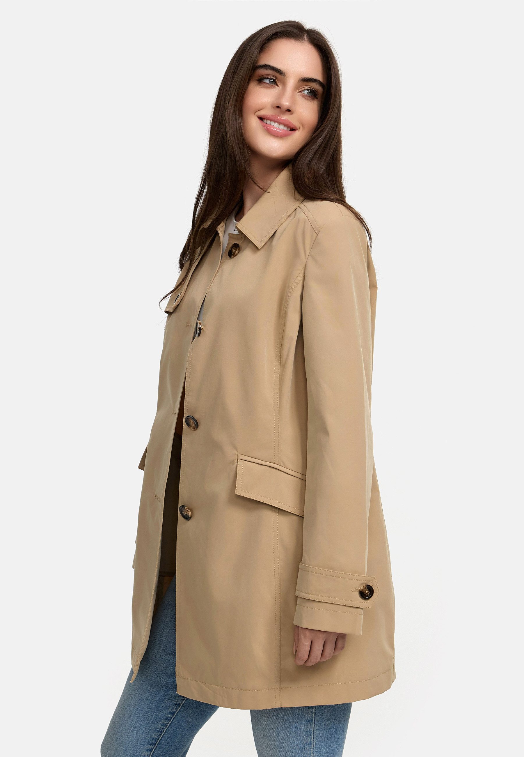Manisa Trenchcoat mit Koller günstig online kaufen