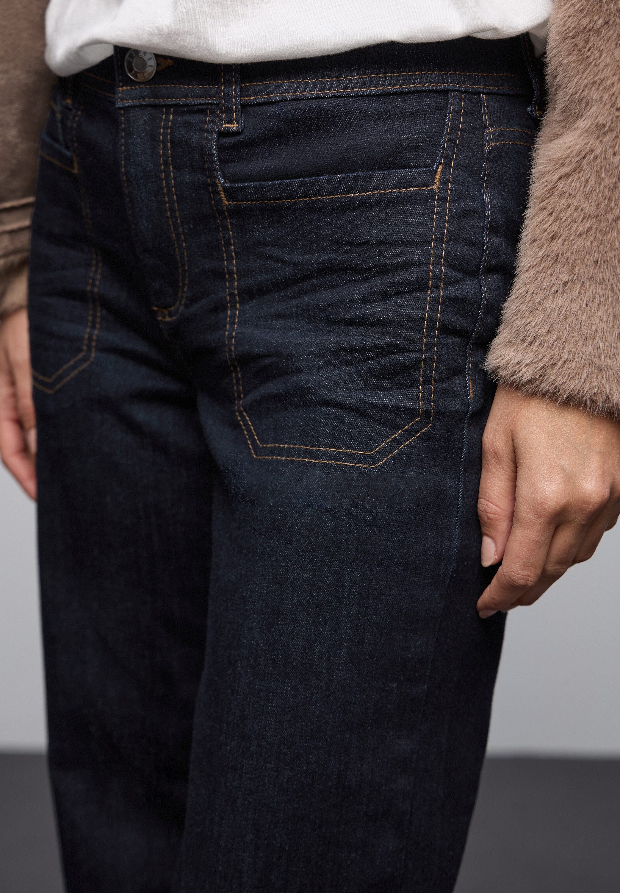 STREET ONE Weite Jeans im Five-Pocket Style