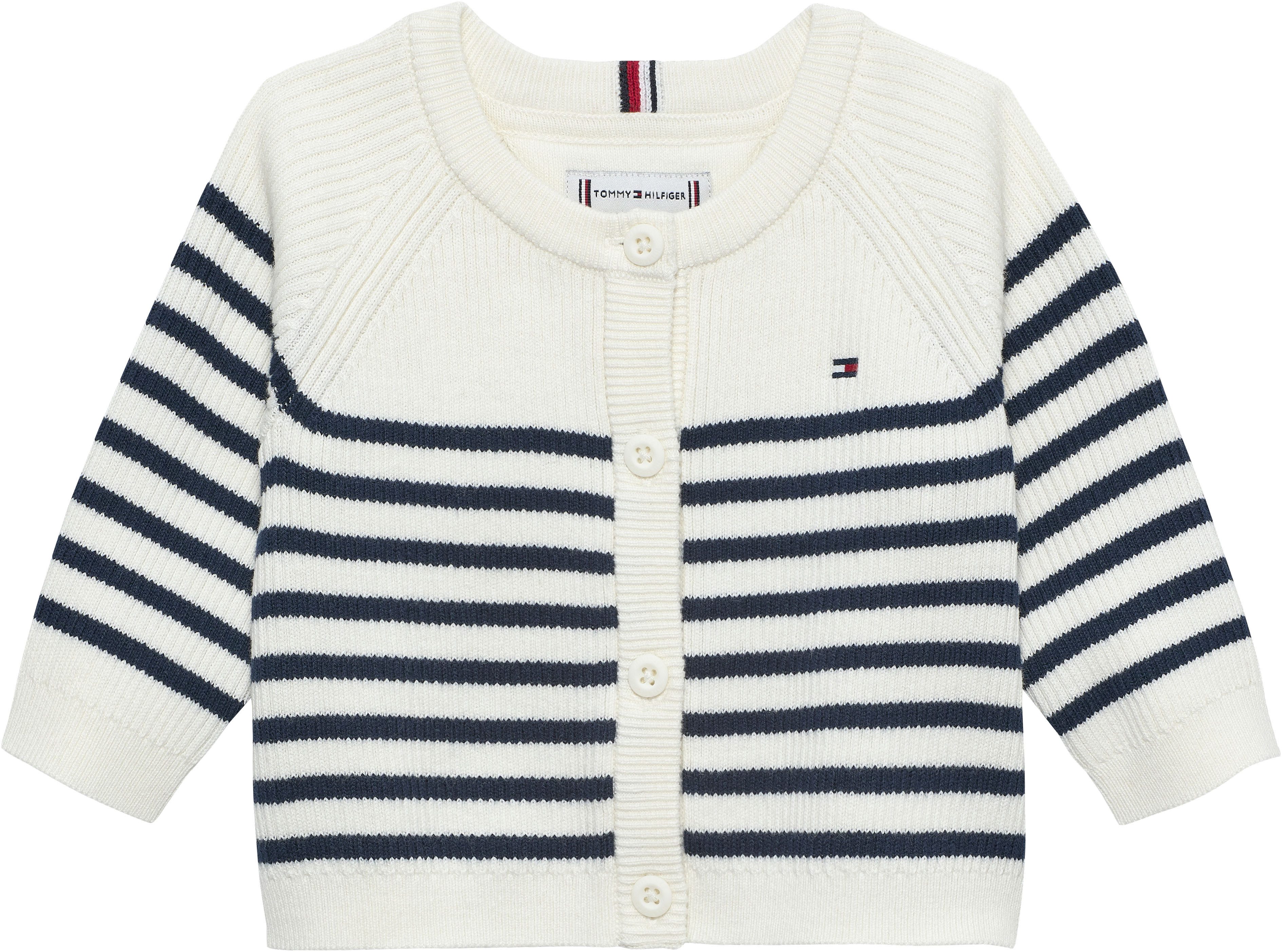Tommy Hilfiger Strickjacke ESSENTIAL REGULAR CARDIGAN LS Regular fit, für Babys