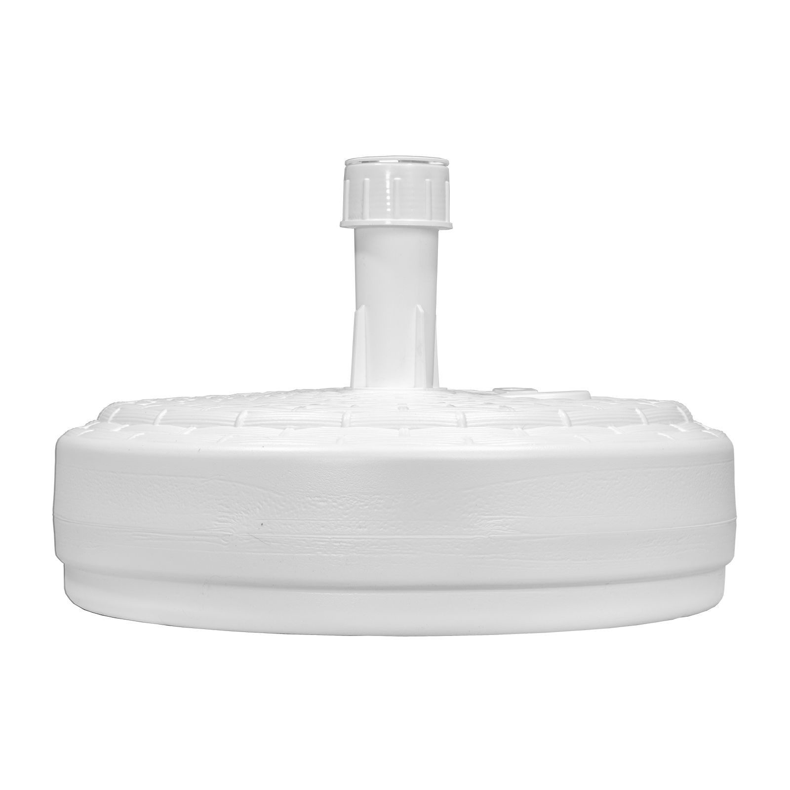 Fixkraft Kunststoffschirmständer Schirmständer rund weiß günstig online kaufen