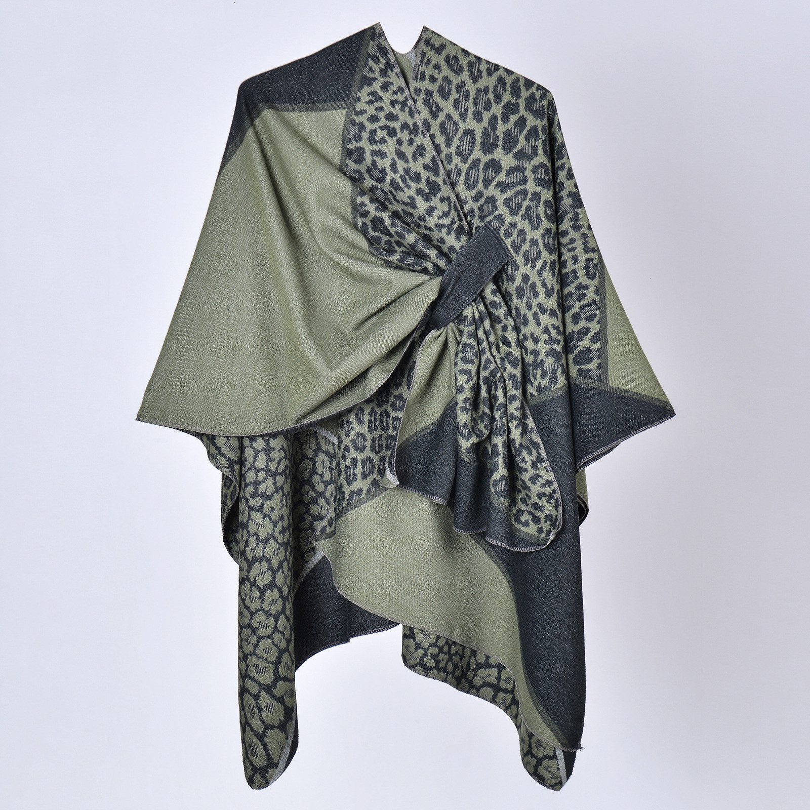 Oemmn Poncho Damen Schal,Poncho,Wärmender Schal für alle Jahreszeiten