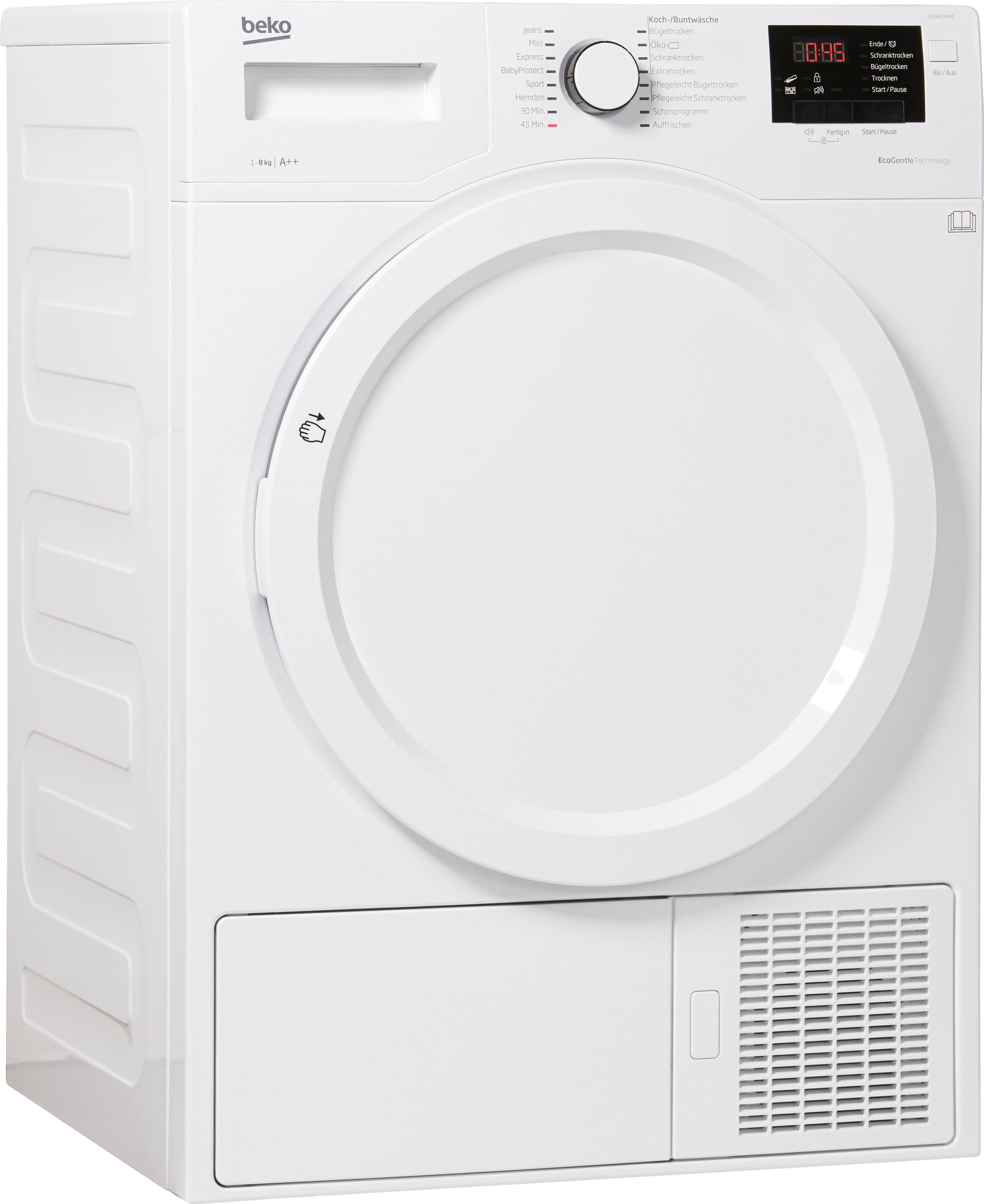 Image of BEKO Wärmepumpentrockner DS 8433 PA0, 8 kg, FlexySense
